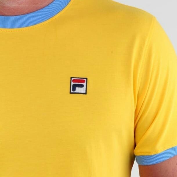 Fila Fila Vintage Marconi Tshirt yellow Bnwt Brand new with Tag Size US L / EU 52-54 / 3 - 3 Thumbnail