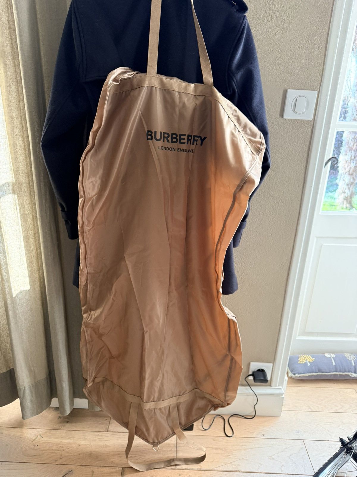 Burberry Burberry navy blue cashmere and wool trench coat IT48 Size US M / EU 48-50 / 2 - 14 Thumbnail