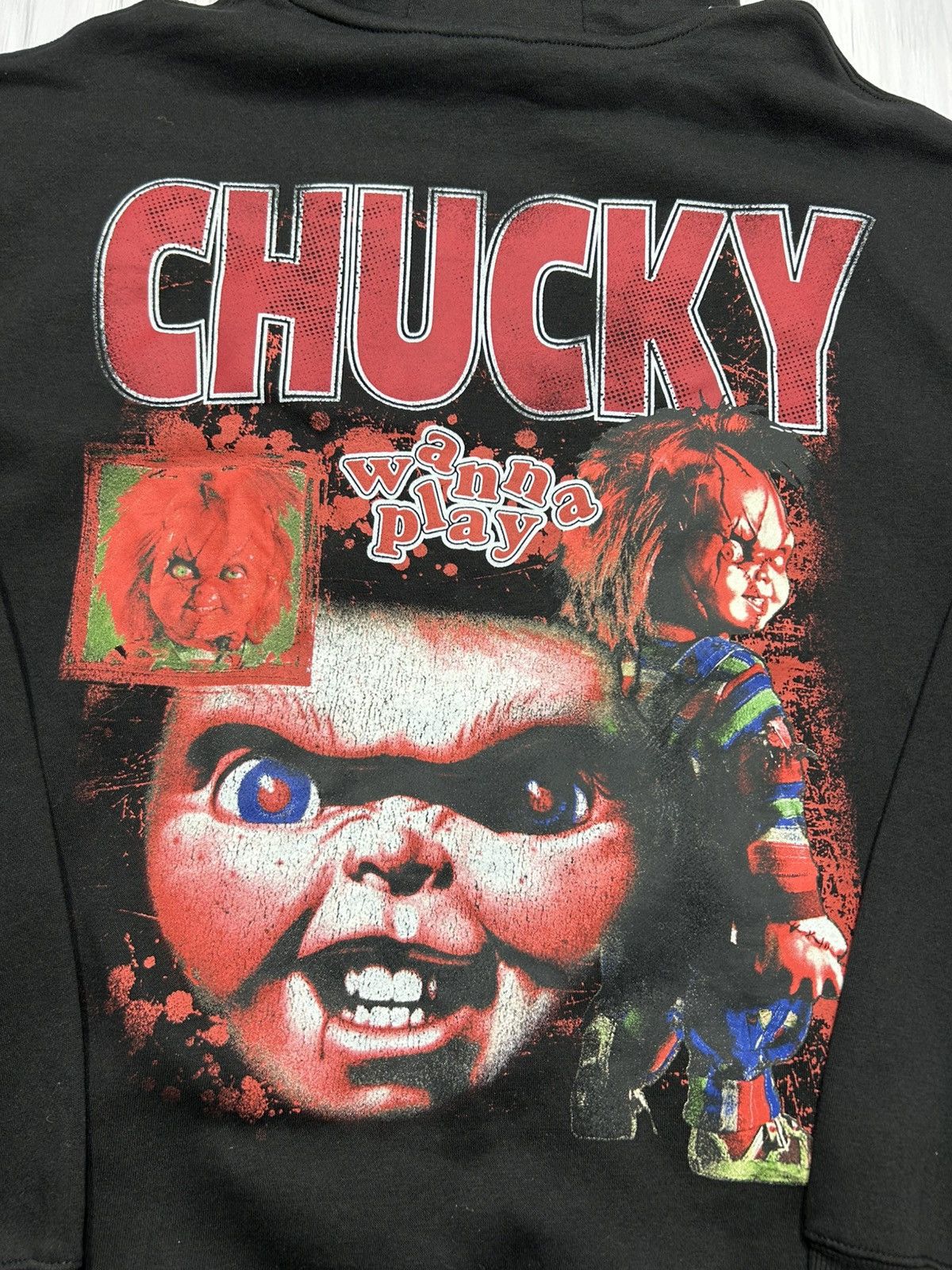 Expert Horror 🩸Chucky🩸 Wanna Play Horror Movie Hoodie Size S Size US S / EU 44-46 / 1 - 5 Thumbnail