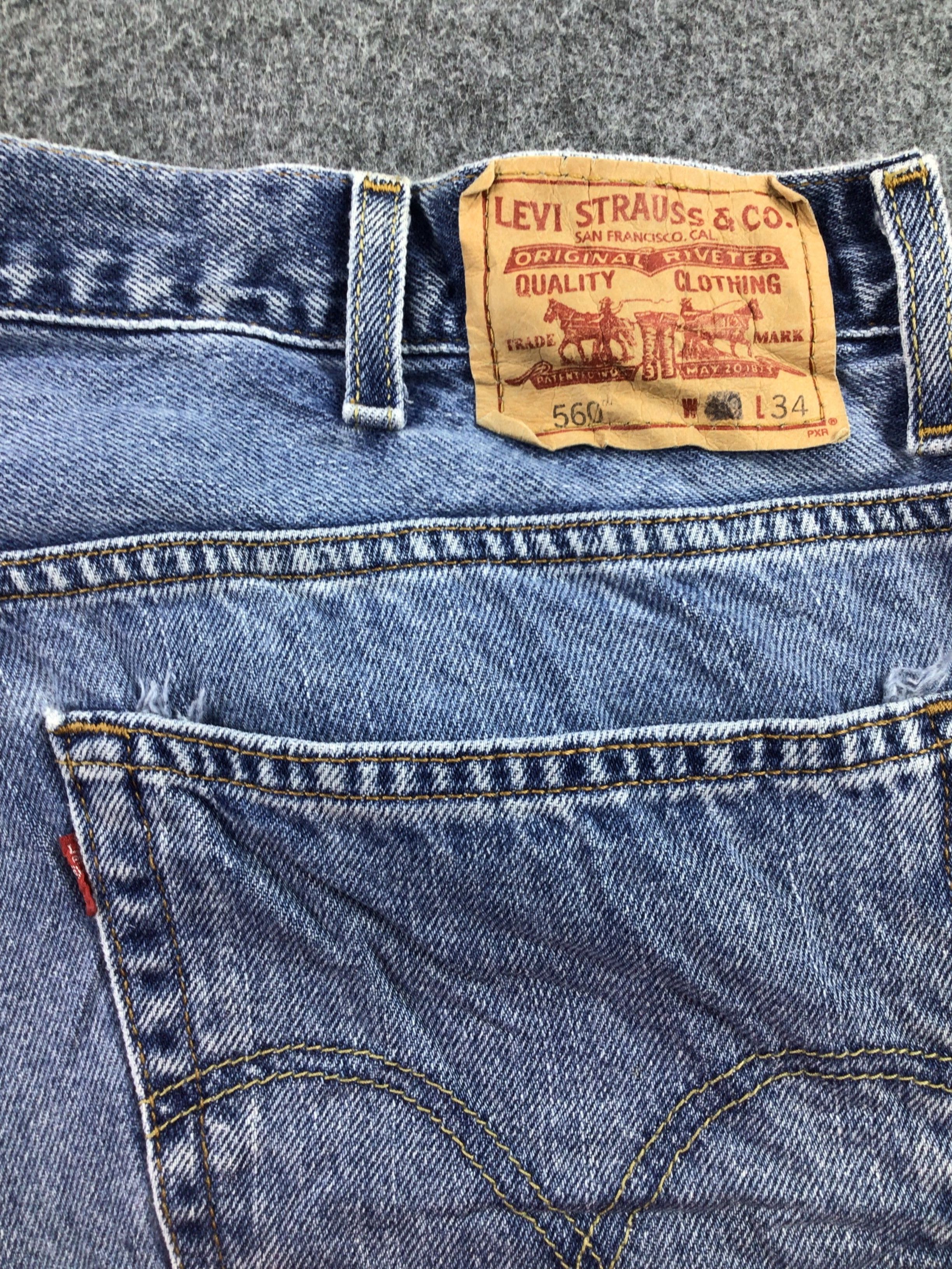 Levi's × Vintage Vintage Levis 560 Jeans-J841 Size US 40 / EU 56 - 5 Thumbnail