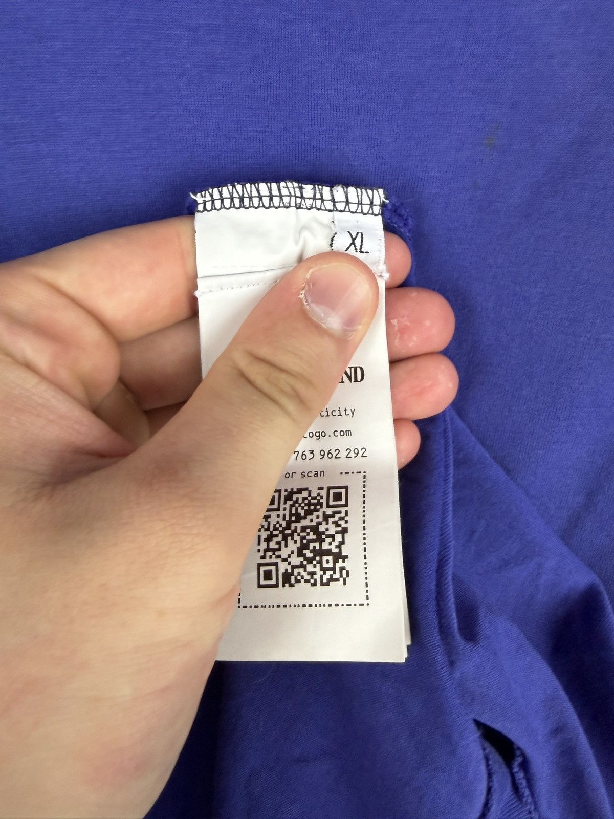 Stone Island Blue Stone Island t-shirt Size US XL / EU 56 / 4 - 7 Thumbnail