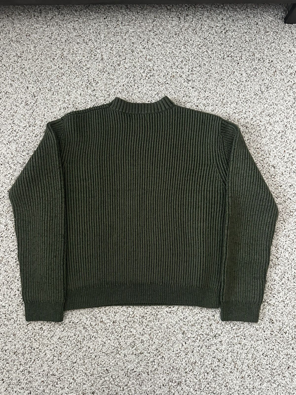 K-Two Studios K-TWO STUDIOS DYED FISHERMAN KNIT "GREEN" Size US M / EU 48-50 / 2 - 2 Thumbnail