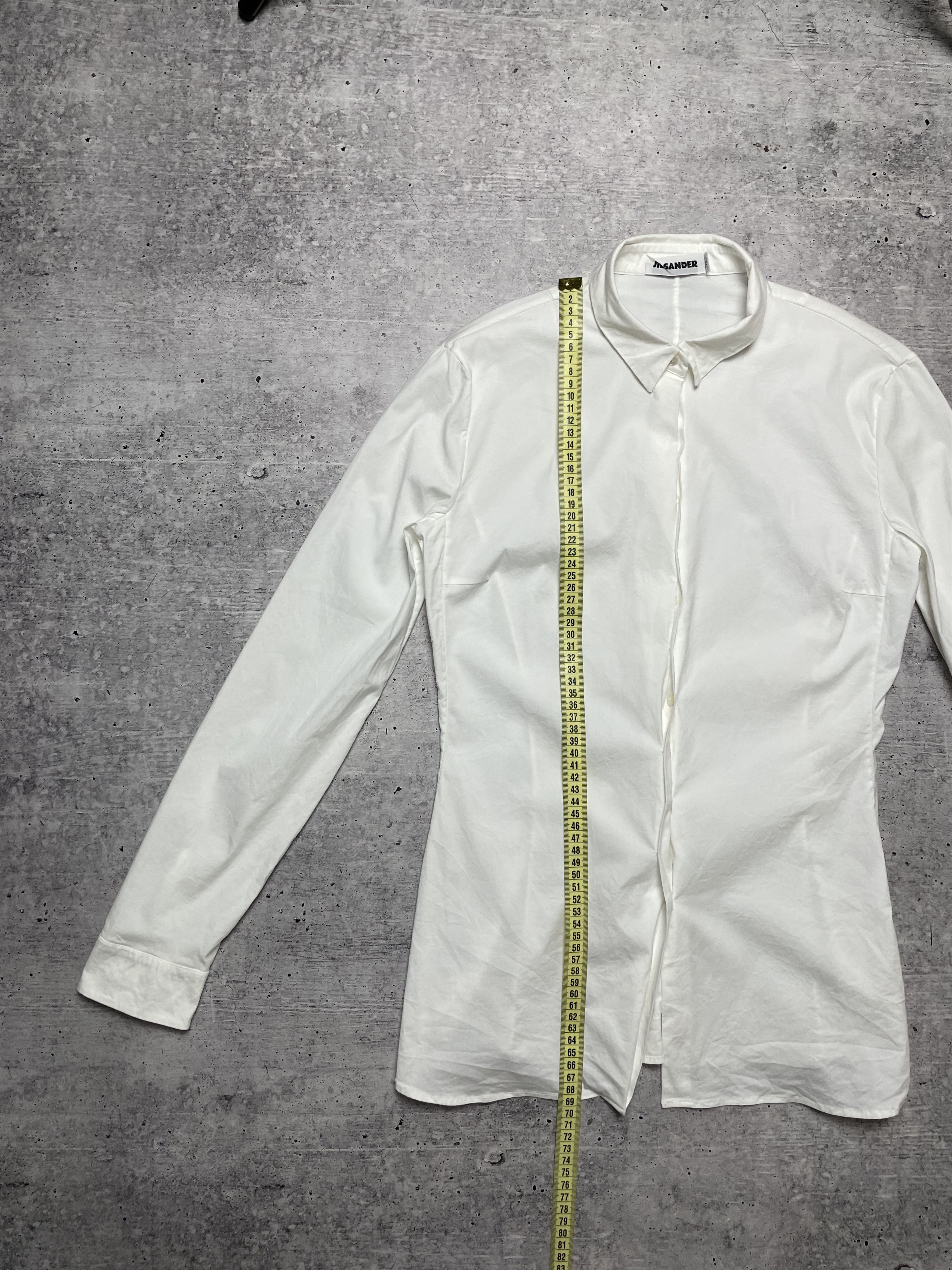 Jil Sander Jil Sander Tailored White Poplin Shirt Made In Italy Size XXS / US 00 / IT 34 - 10 Thumbnail