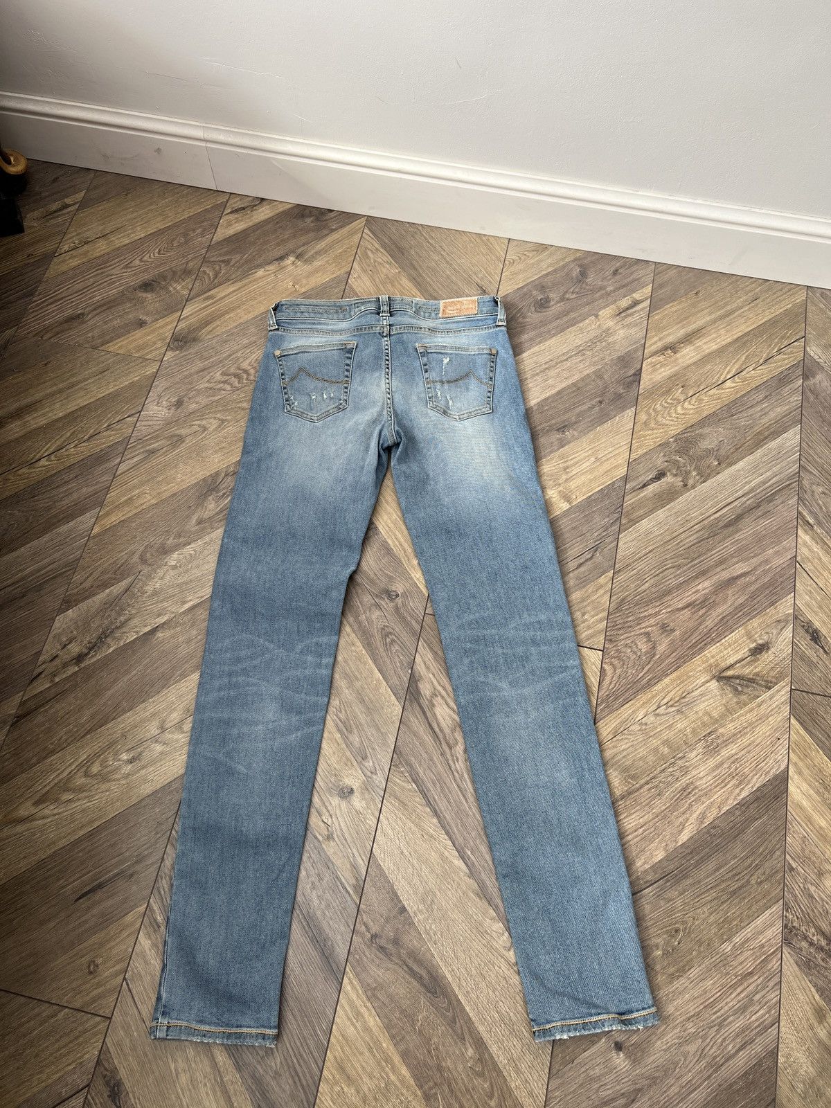 Jacob Cohen Vintage Jacob Cohen Women’s Slim Fit Crystal Studs Size 28" / US 6 / IT 42 - 8 Thumbnail