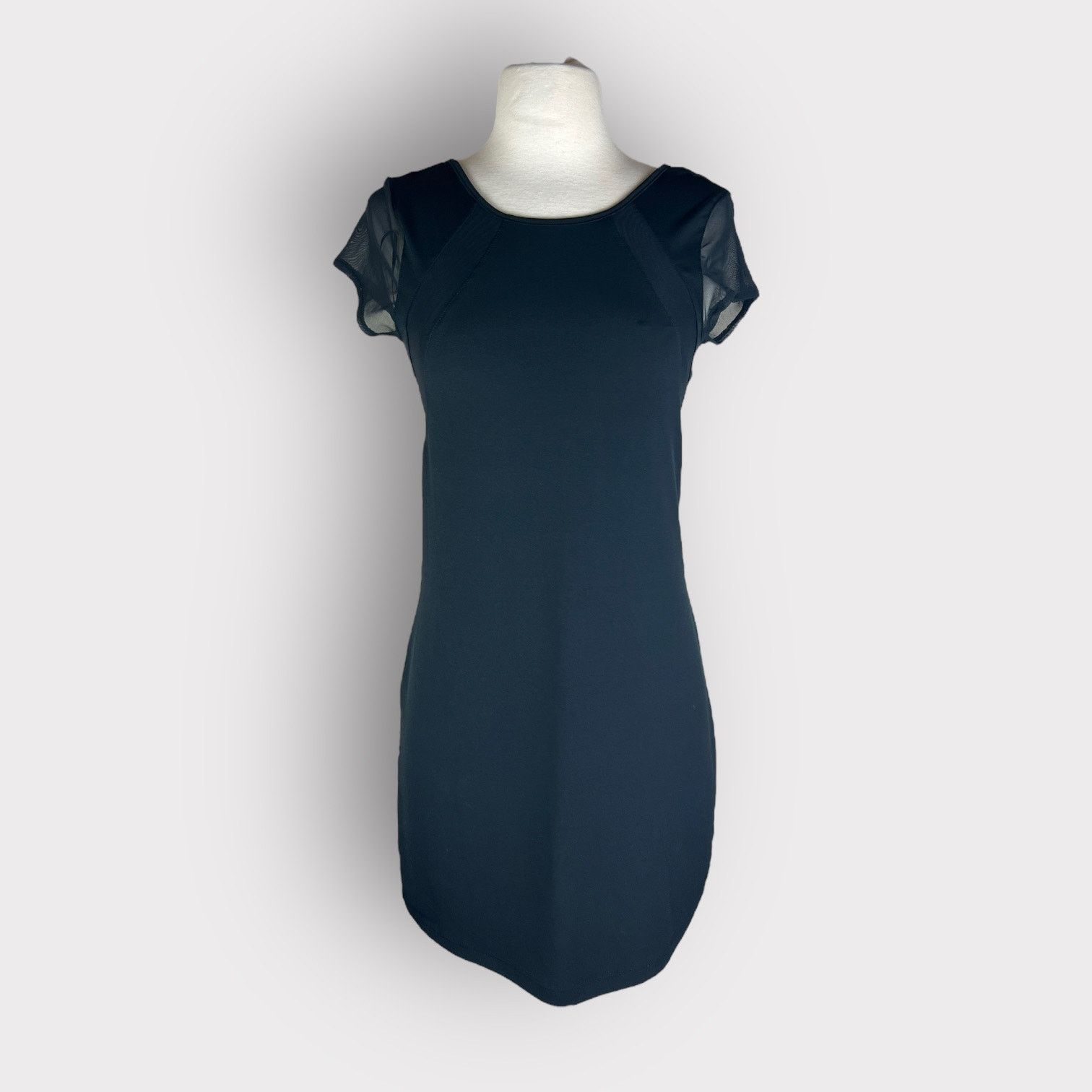 Express Express Vintage Y2K Mesh Inserts Mini Dress | Medium Size M / US 6-8 / IT 42-44 - 1 Thumbnail