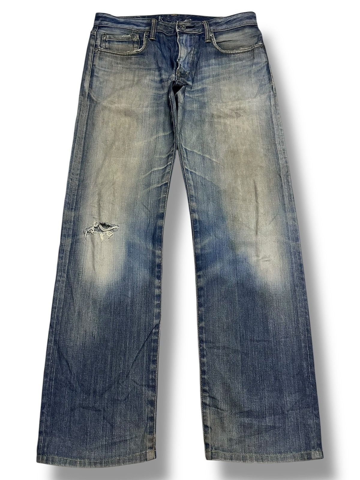 Edwin Edwin 502R Vintage Straight Loose With Faded Wash Size US 34 / EU 50 - 1 Thumbnail
