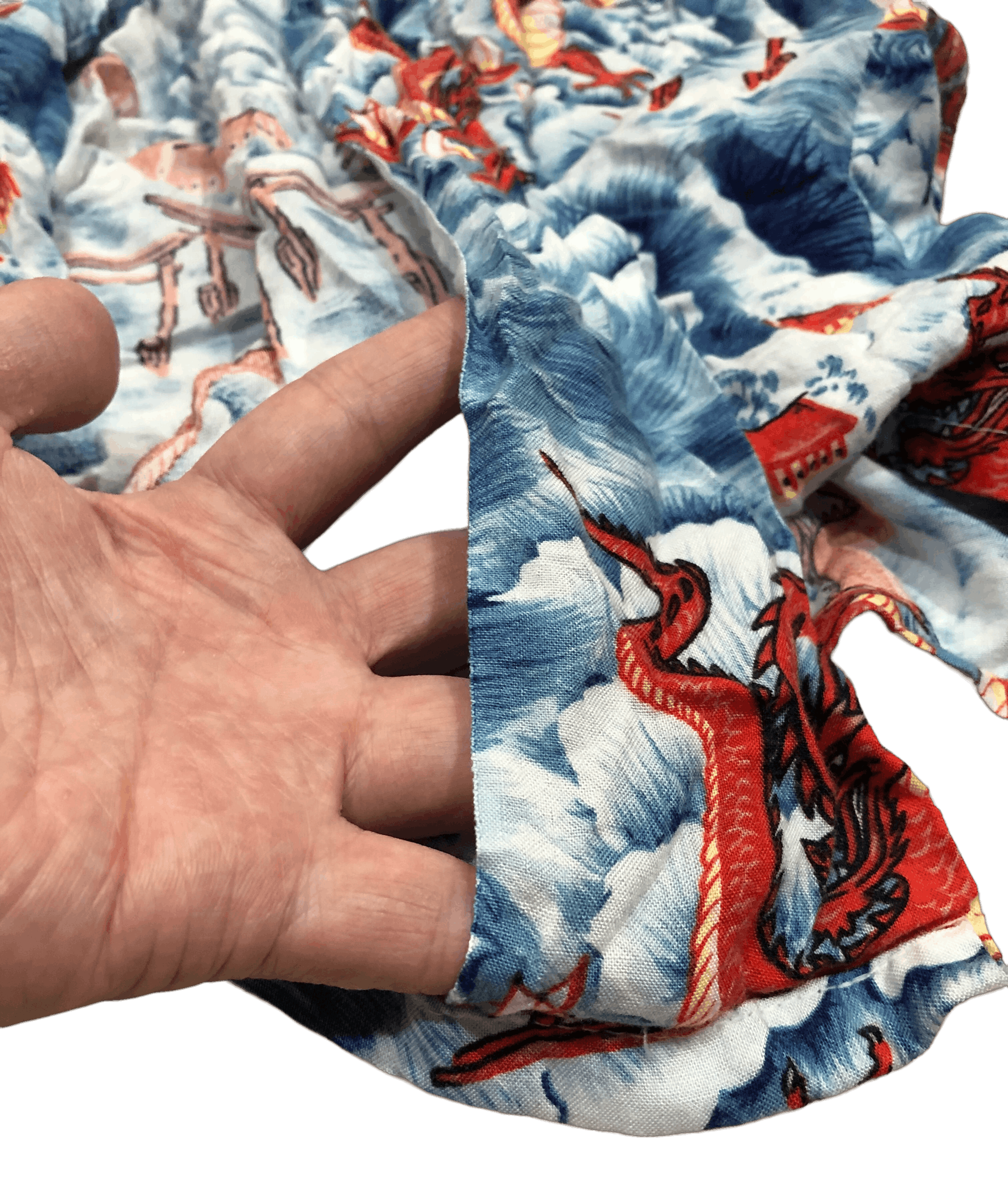 Pineapple Connection Pineapple Connection Selvedge Hawaiian Shirt Motif Dragons Size US L / EU 52-54 / 3 - 3 Thumbnail