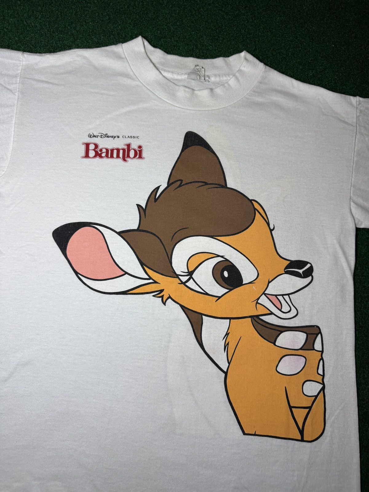 Disney Vtg 90s Bambi Movie RARE Disney Promo 50/50 Thin T Shirt Size US M / EU 48-50 / 2 - 2 Thumbnail