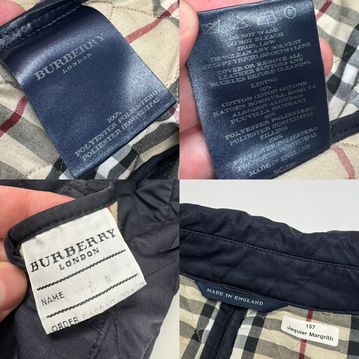 Burberry BURBERRY JACKET CARPING VINTAGE WOMANS MADE IN ENGLAND 🏴󠁧󠁢󠁥󠁮󠁧󠁿 Size L / US 10 / IT 46 - 8 Thumbnail