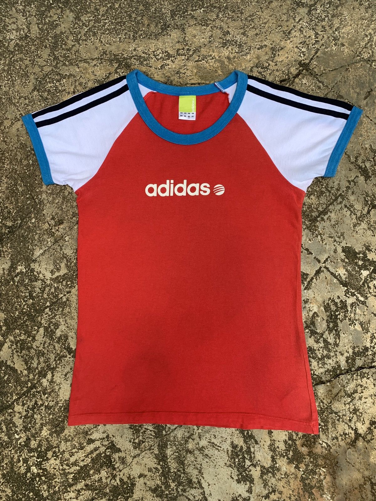 Adidas × Vintage 2010 adidas Neo Germany Trefoil Raglan Ringer Top Size M / US 6-8 / IT 42-44 - 1 Thumbnail