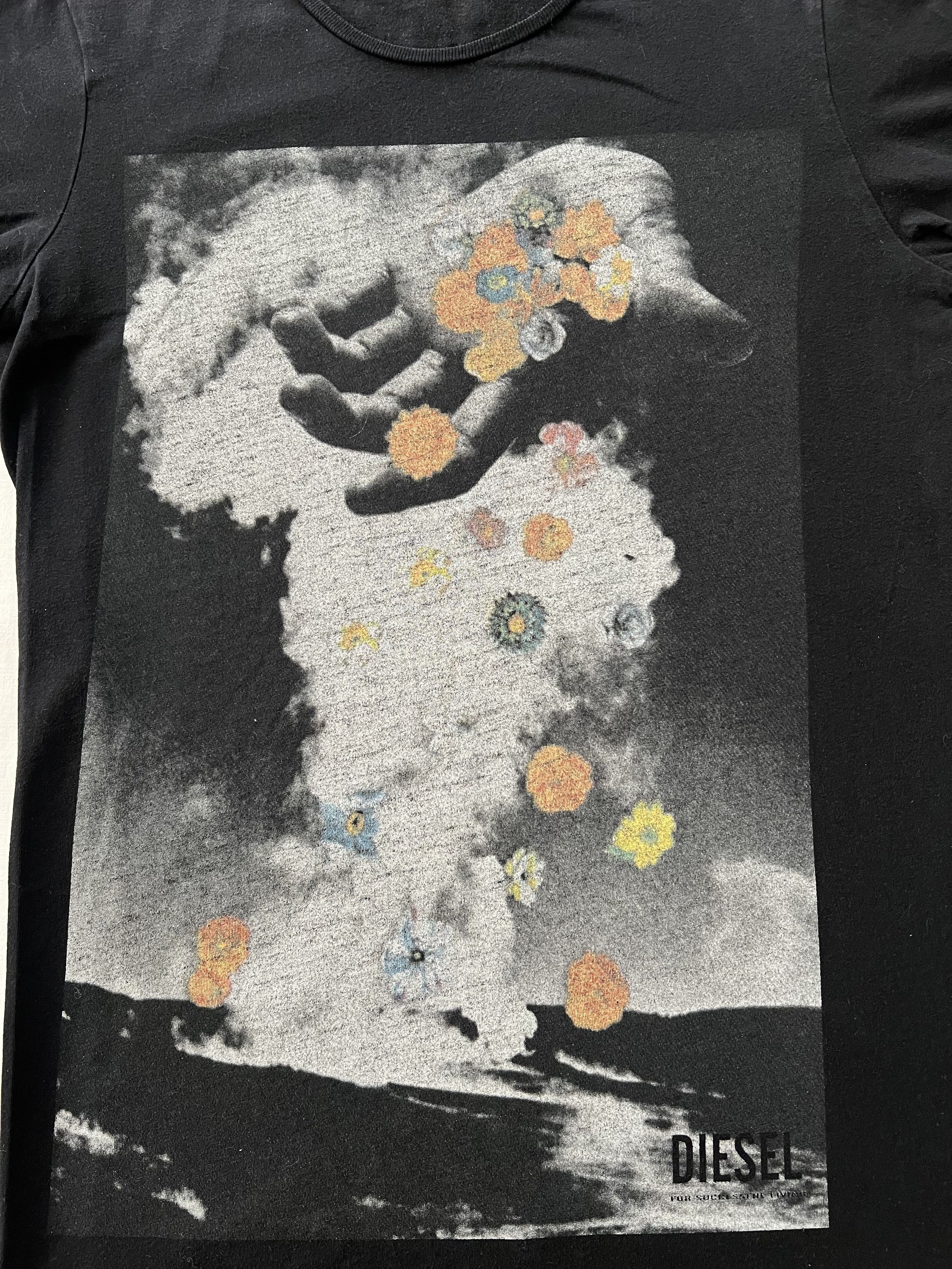 Diesel Diesel For Successful Living Black Tee Size US S / EU 44-46 / 1 - 4 Thumbnail