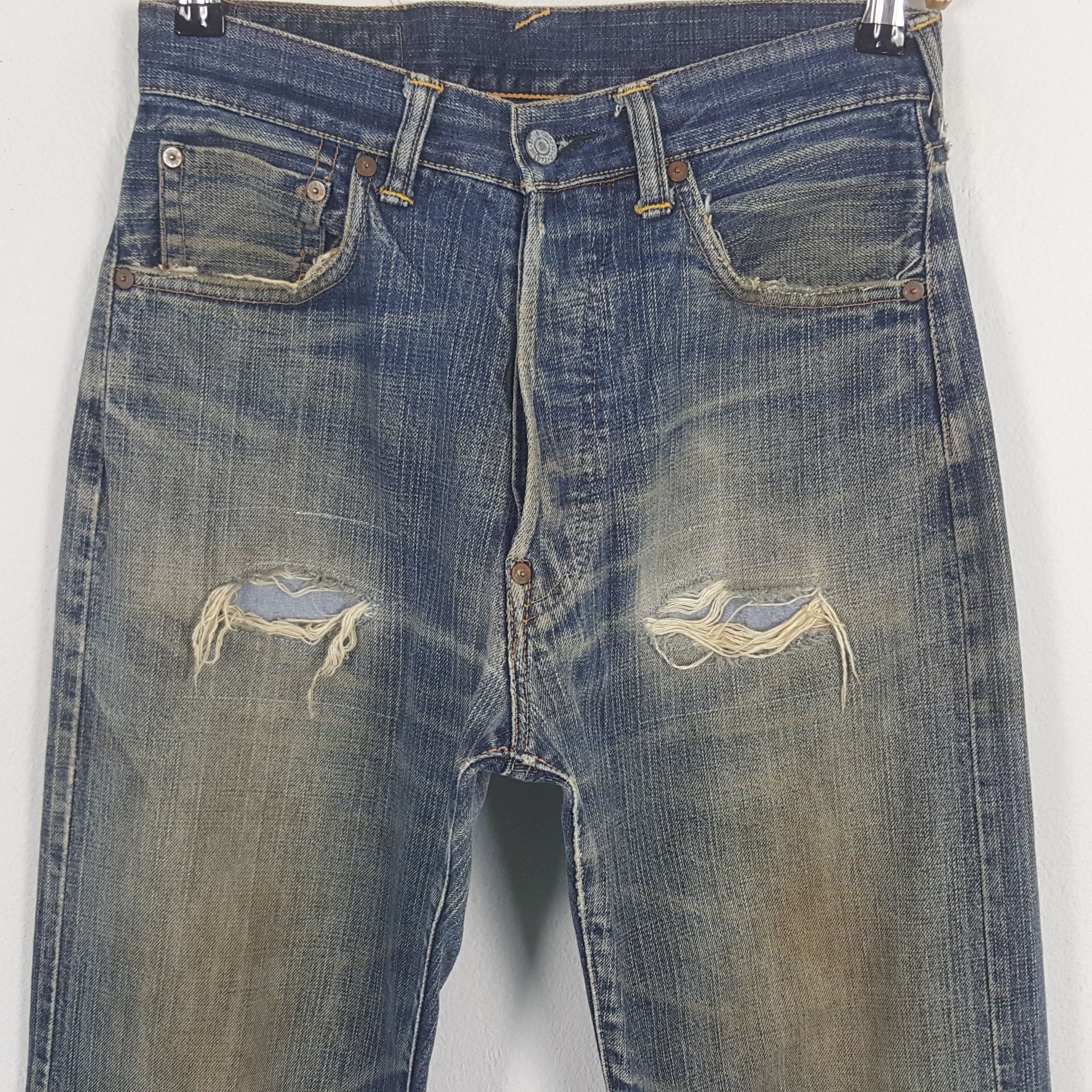 Evisu × Vintage Vintage Evisu X Mc Donald Japanese Daicock Denim Jeans Size US 28 / EU 44 - 5 Thumbnail