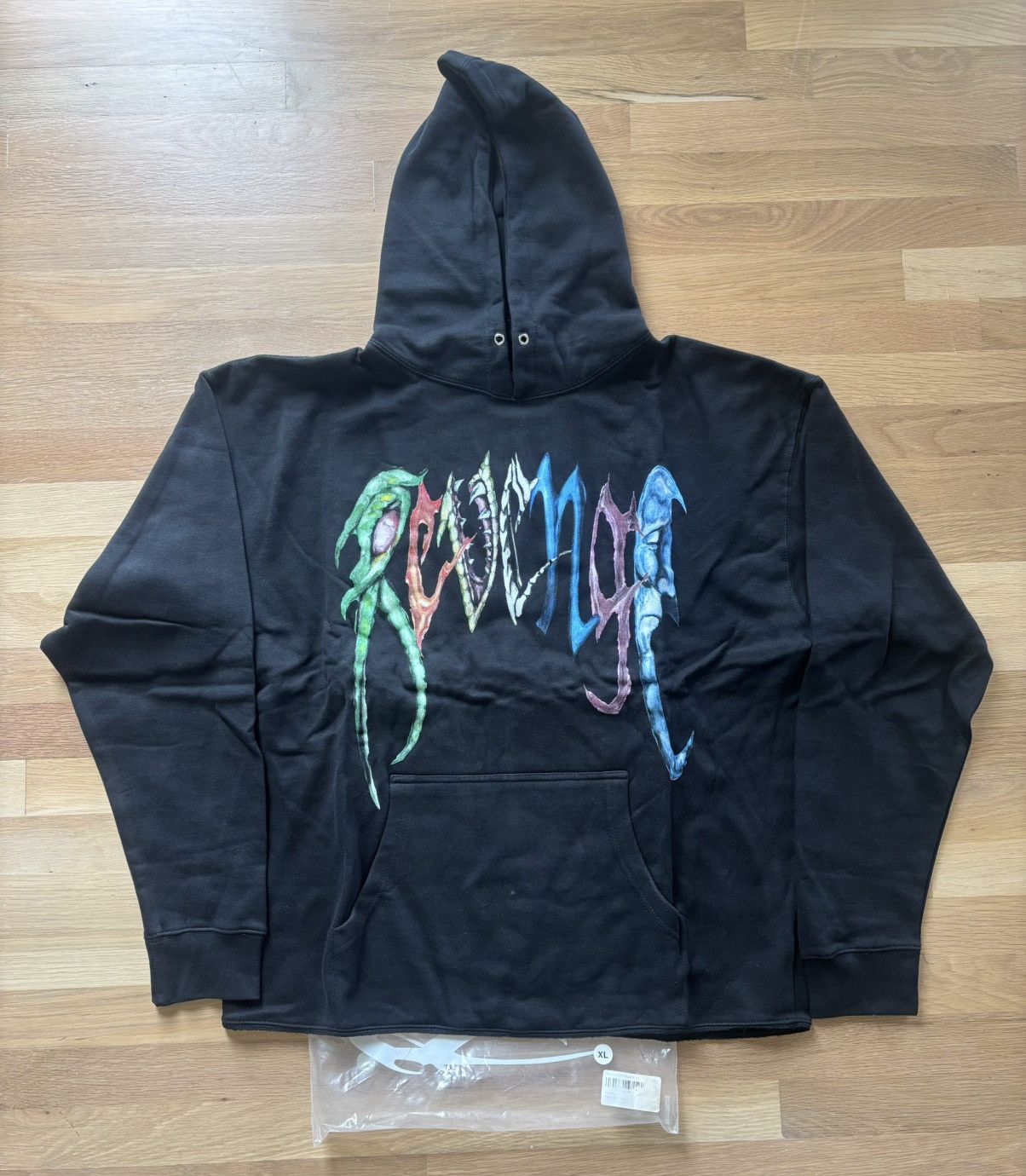 Revenge × Trippie Redd Revenge Trippie Redd Arch Logo Hoodie Size US XL / EU 56 / 4 - 3 Thumbnail
