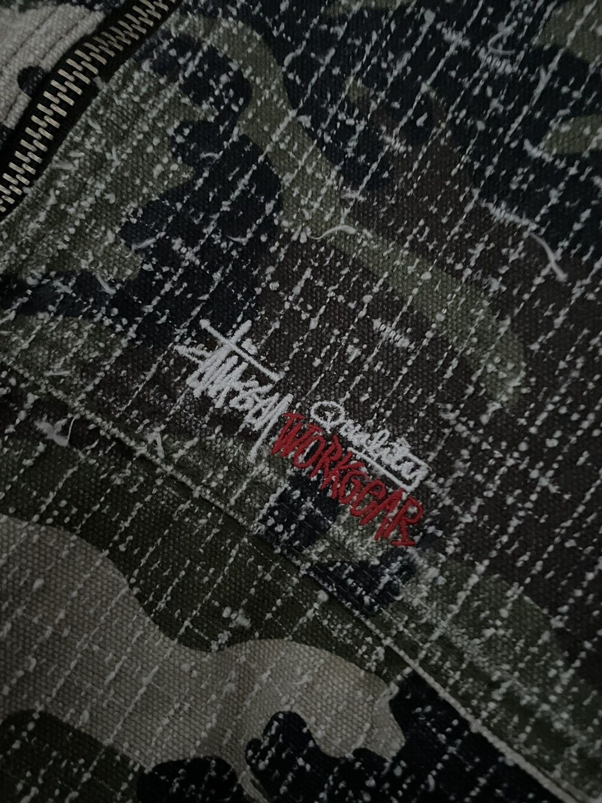 Stussy Work Jacket Camo