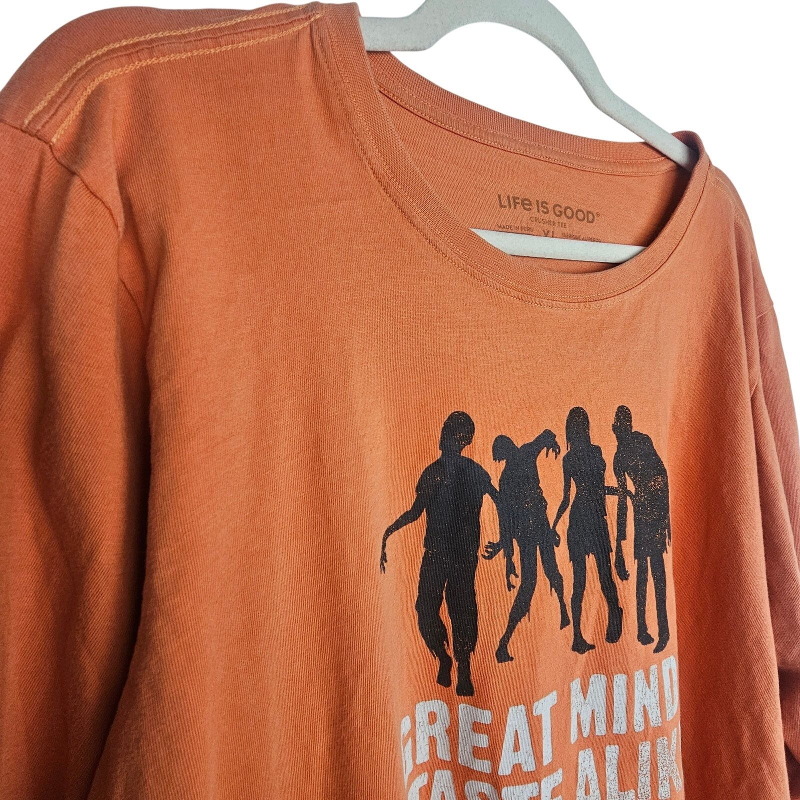 Life is Good Life Is Good Womens Crusher Tee Zombie T-Shirt Size XL Funny Size XL / US 12-14 / IT 48-50 - 5 Thumbnail
