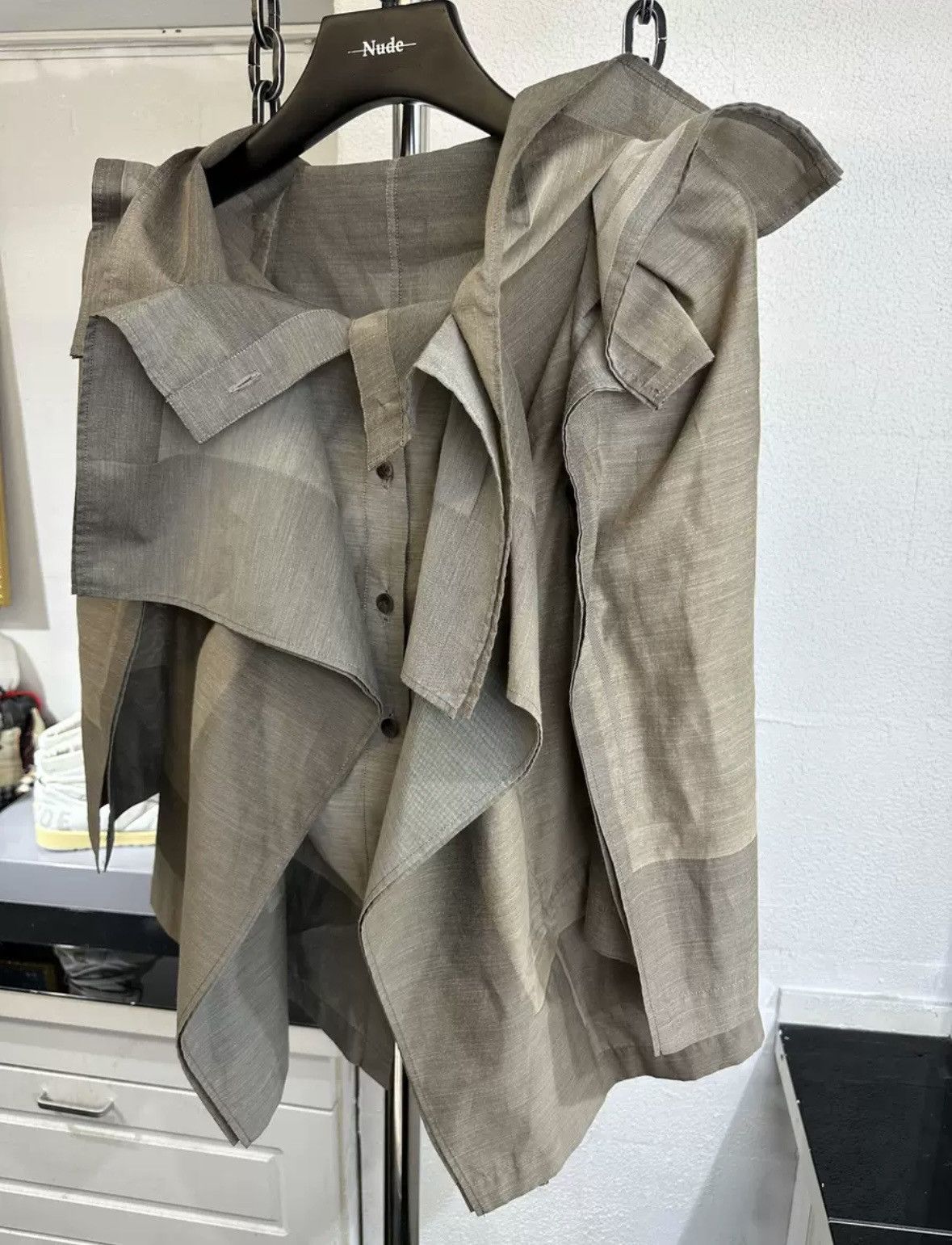 Issey Miyake Issue miyake deconstructed pleated shirt Size M / US 6-8 / IT 42-44 - 2 Thumbnail