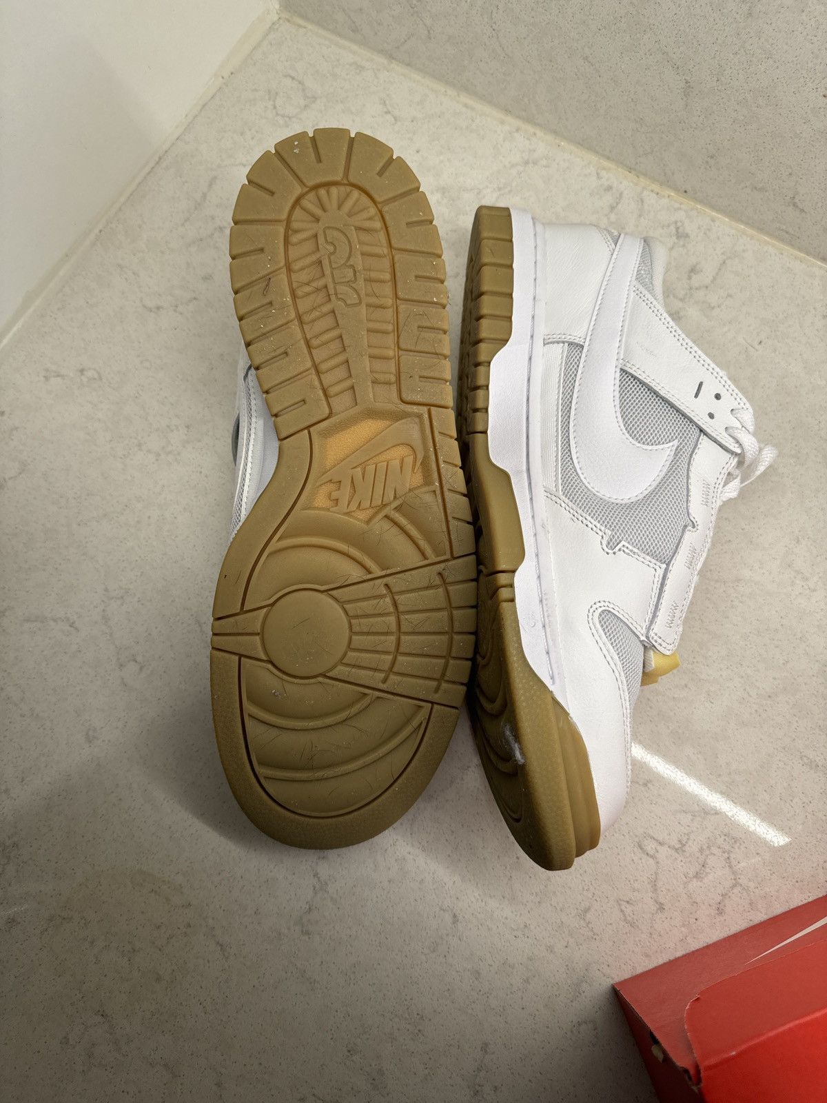 Nike Nike Air Dunk Jumbo Photon Dust Gum Light Brown Size US 11.5 / EU 44-45 - 7 Thumbnail