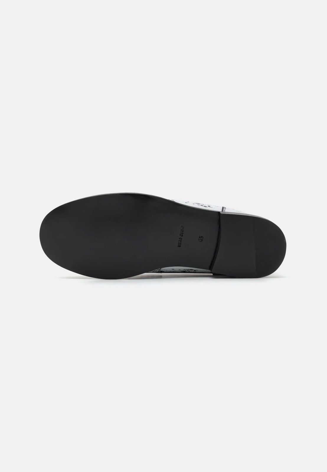 MSGM !DS! SS24 MSGM Black White Pattern Leather Loafers Size US 10 / EU 43 - 6 Thumbnail
