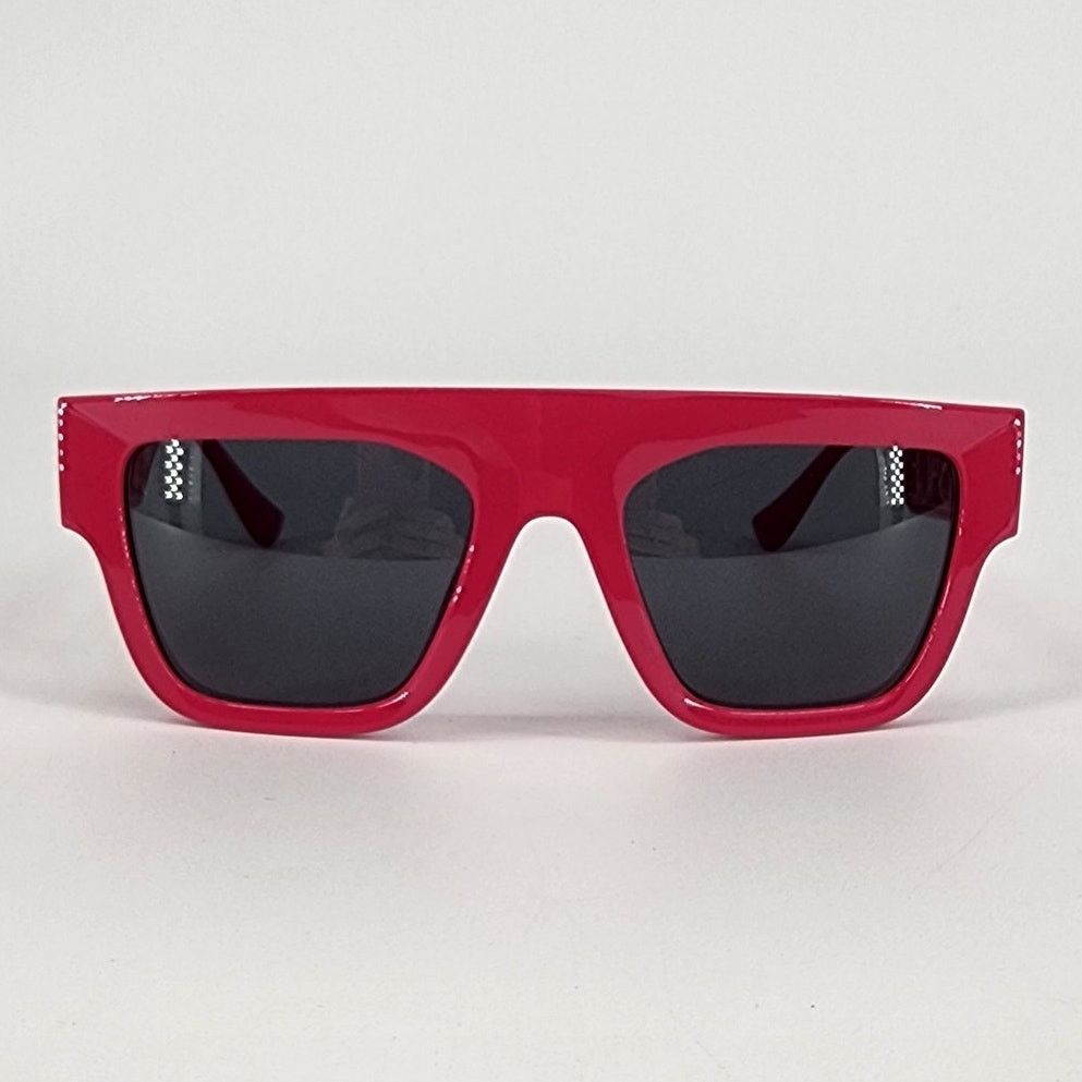 Versace Versace 90s Vintage Logo Bright Pink Unisex Sunglasses Size ONE SIZE - 11 Thumbnail