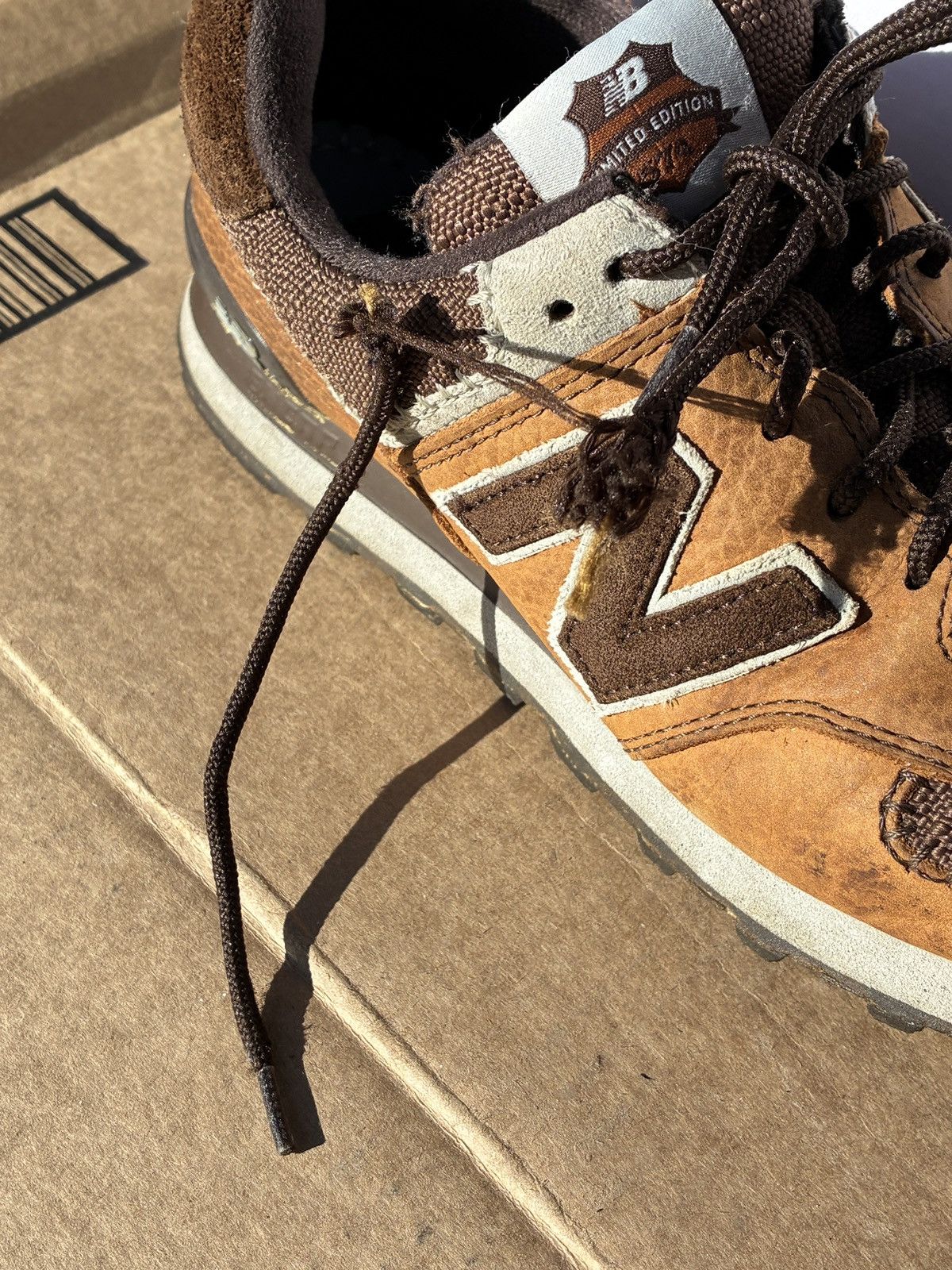 New Balance Size 8 - New Balance Chocolate Thunder Brown Suede Leather Size US 8 / EU 41 - 3 Thumbnail