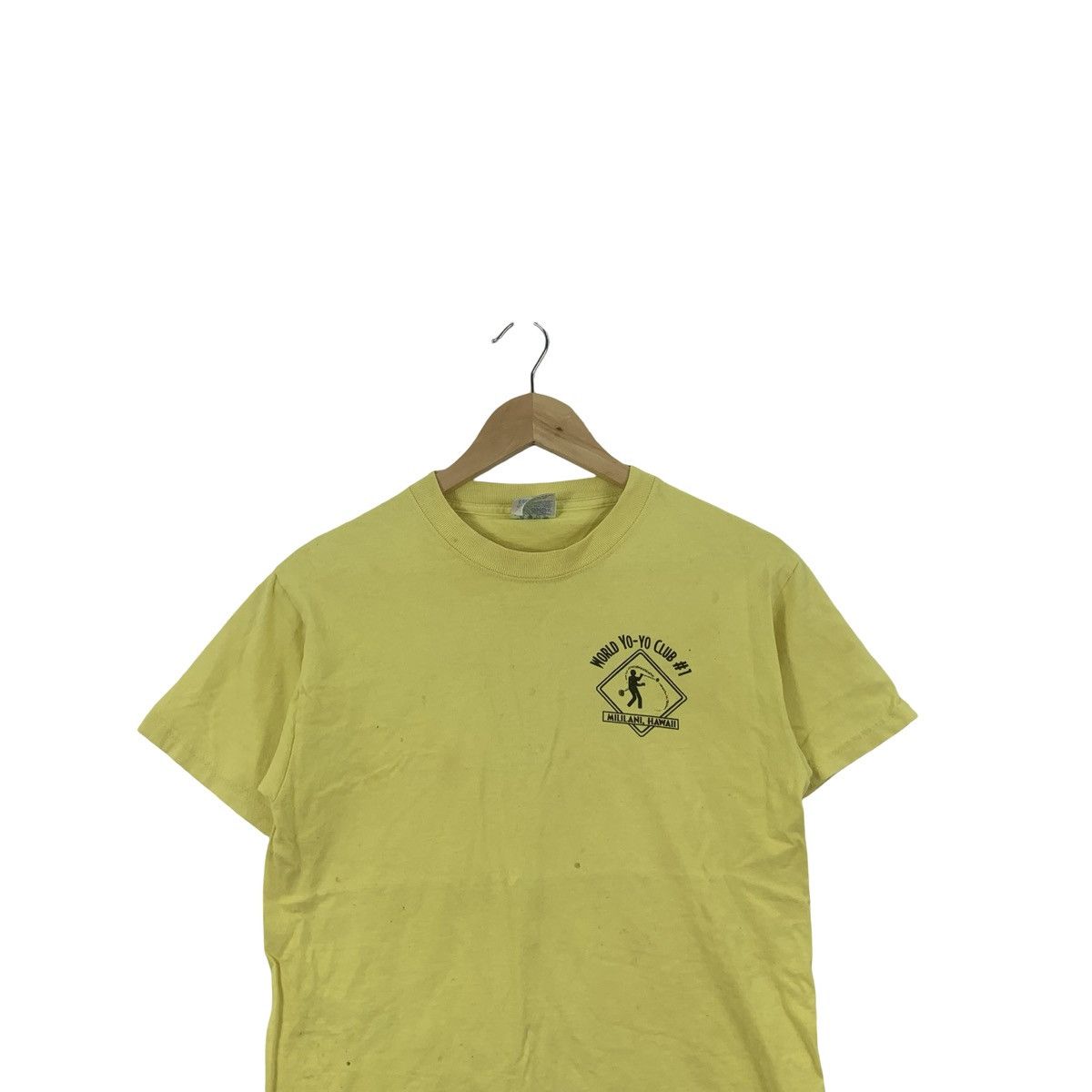 Vintage Vintage HIGH SPEED Yo-Yo Parody Warning Sign Tee Shirt Top Size US S / EU 44-46 / 1 - 2 Thumbnail