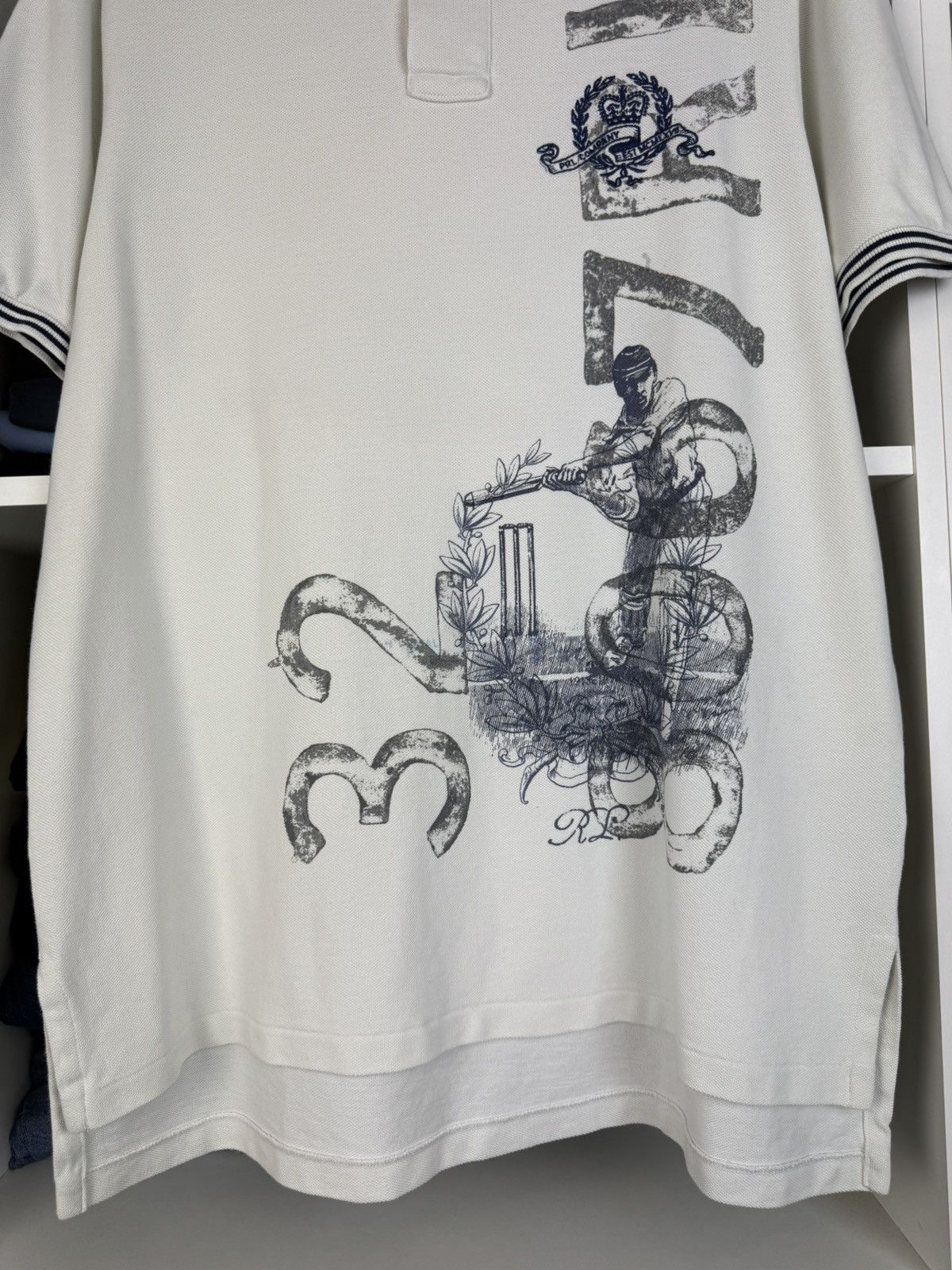 Polo Ralph Lauren Vintage Polo Ralph Lauren Cricket Polo T-shirt Size US L / EU 52-54 / 3 - 10 Thumbnail
