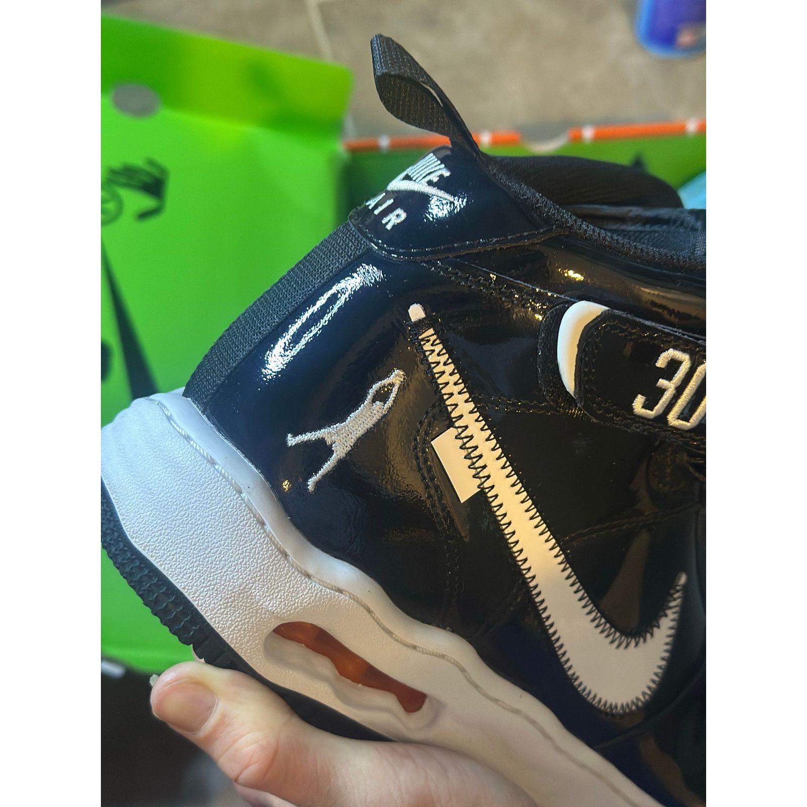 Nike × Off-White Size 11.5 - OFF-WHITE Air Force One Mid Black Sneakers Size US 11.5 / EU 44-45 - 5 Thumbnail