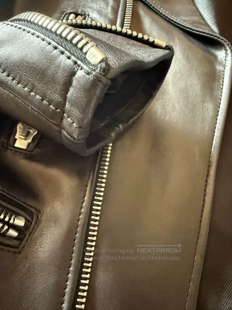 Saint Laurent Paris Saint Laurent Paris Motorcycle leather jacket Size XS / US 0-2 / IT 36-38 - 9 Thumbnail