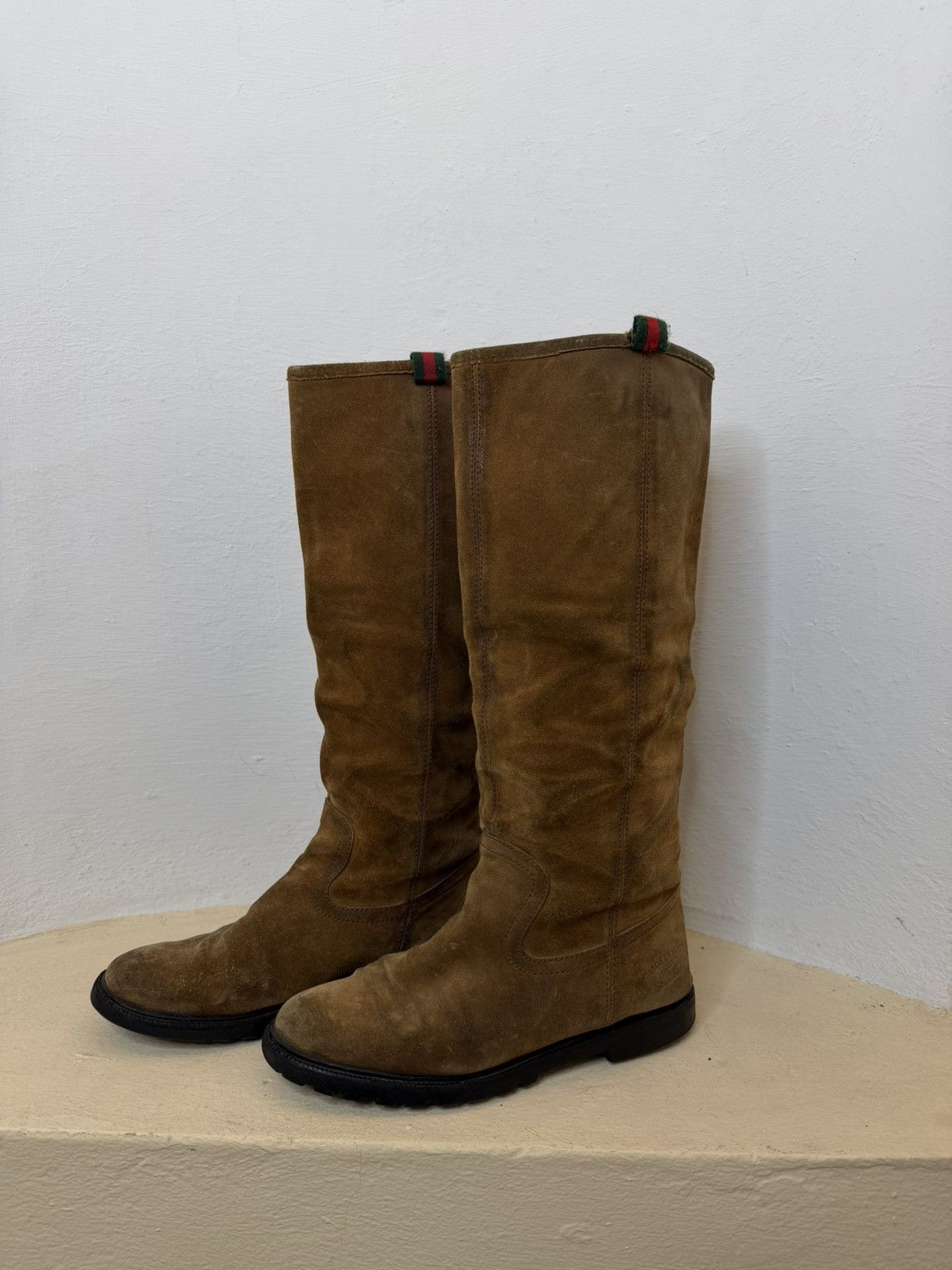 Gucci Vintage Gucci High Boots Brown Woman’s Size 37,5 Size US 7.5 / IT 37.5 - 7 Thumbnail