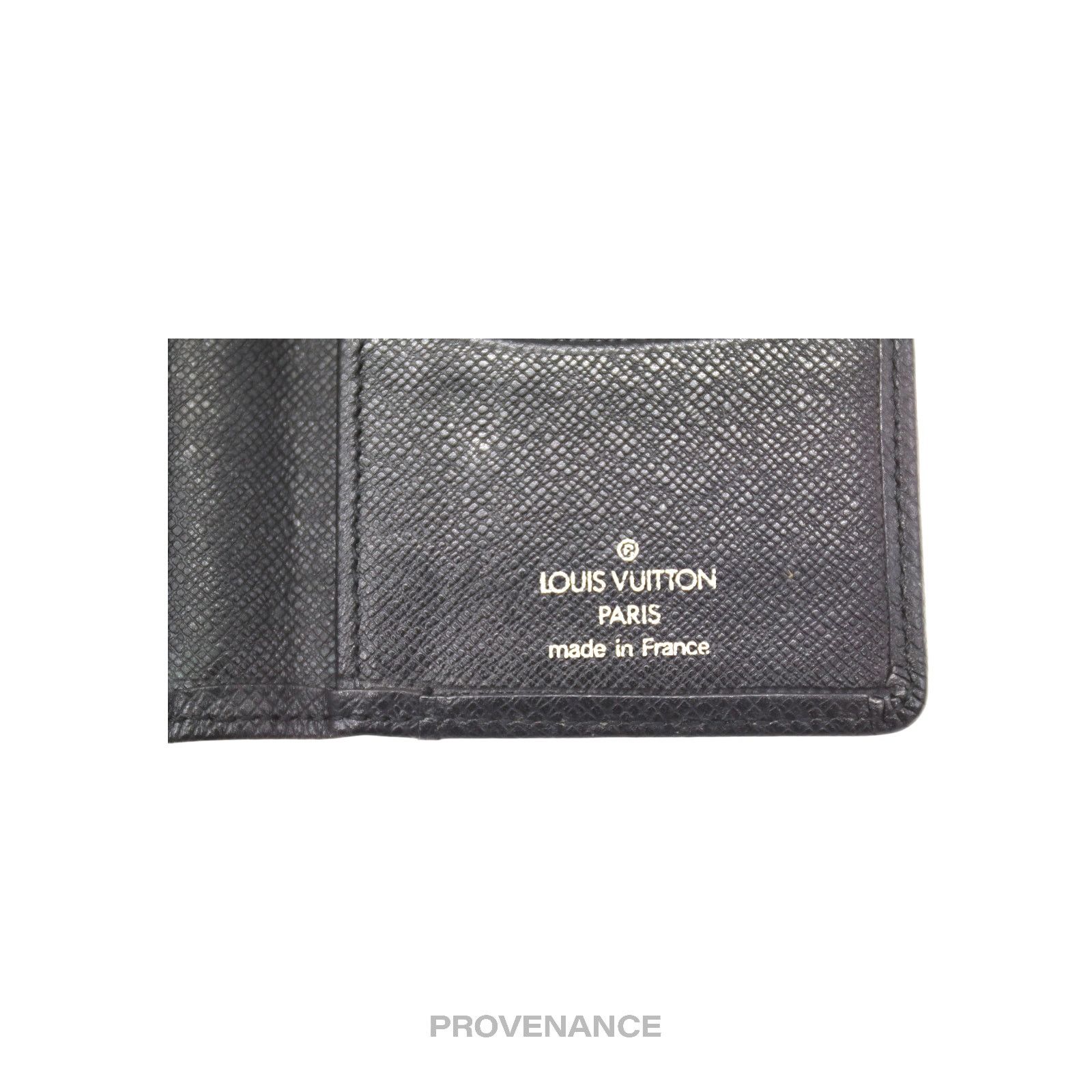 Louis Vuitton 🔴 Louis Vuitton Pocket Organizer - Taiga Ardoise Leather Size ONE SIZE - 8 Thumbnail