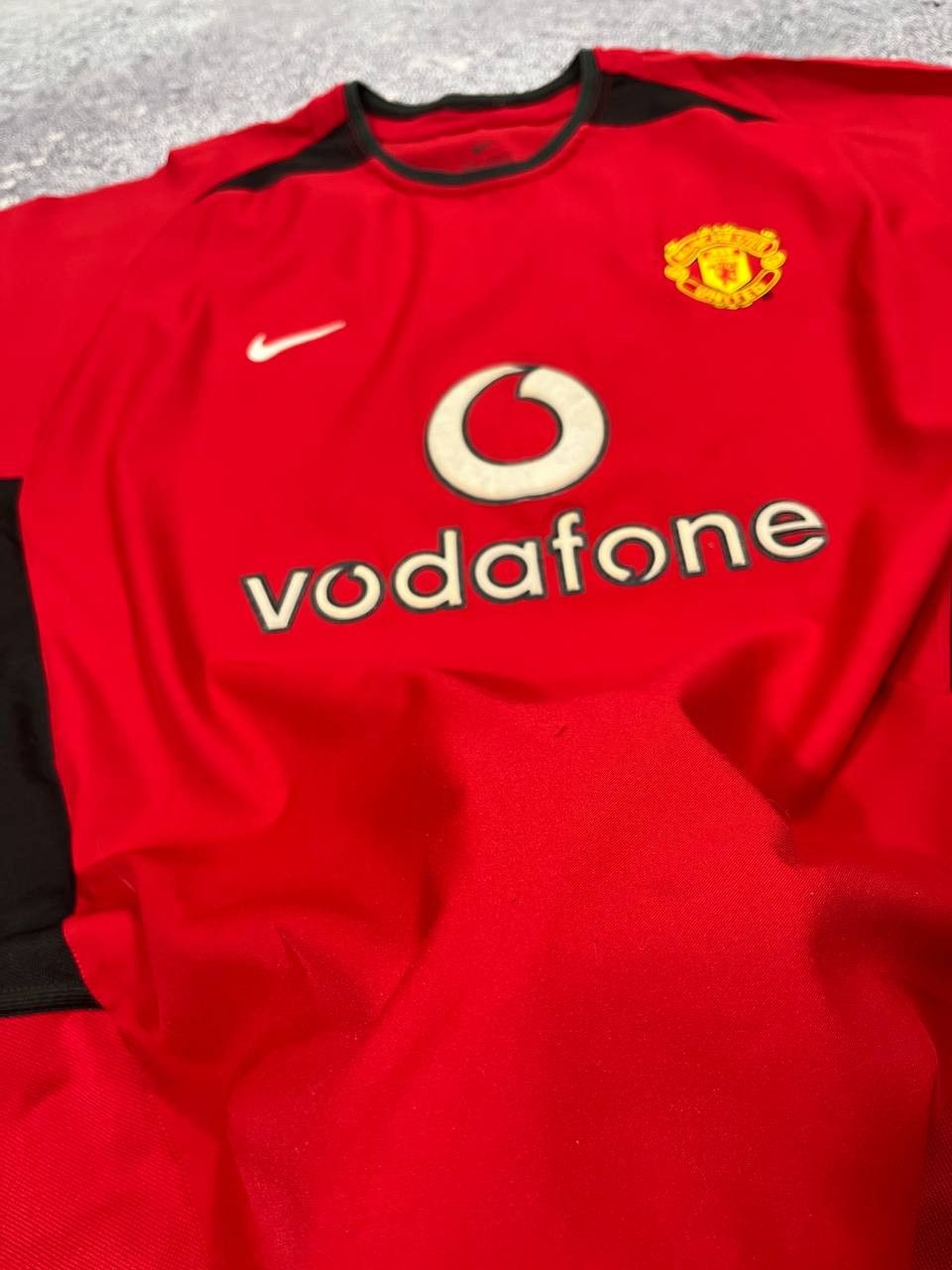 Nike MANCHESTER UNITED 2002 2004 HOME FOOTBALL Soccer Shirt Tee Size US XL / EU 56 / 4 - 5 Thumbnail