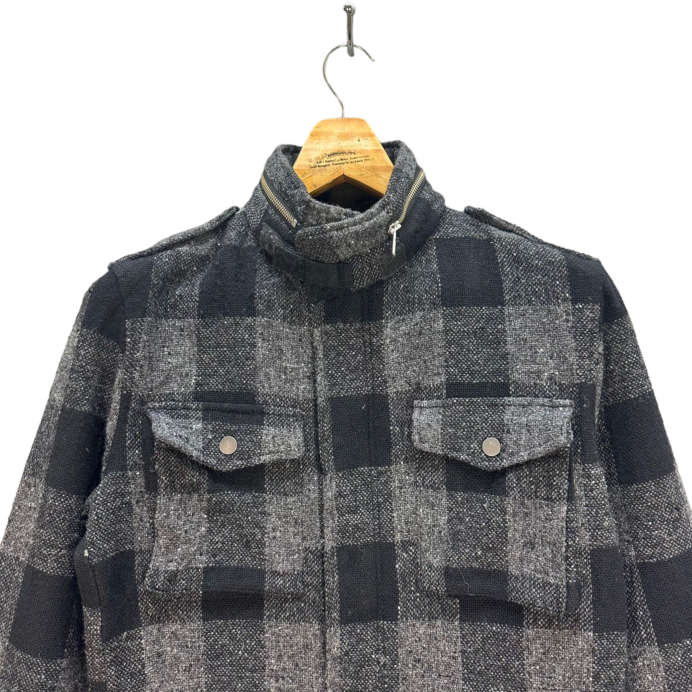 Japanese Brand RED SEAM TARTAN WOOL CHORE JACKET #7845-182 Size US M / EU 48-50 / 2 - 2 Thumbnail