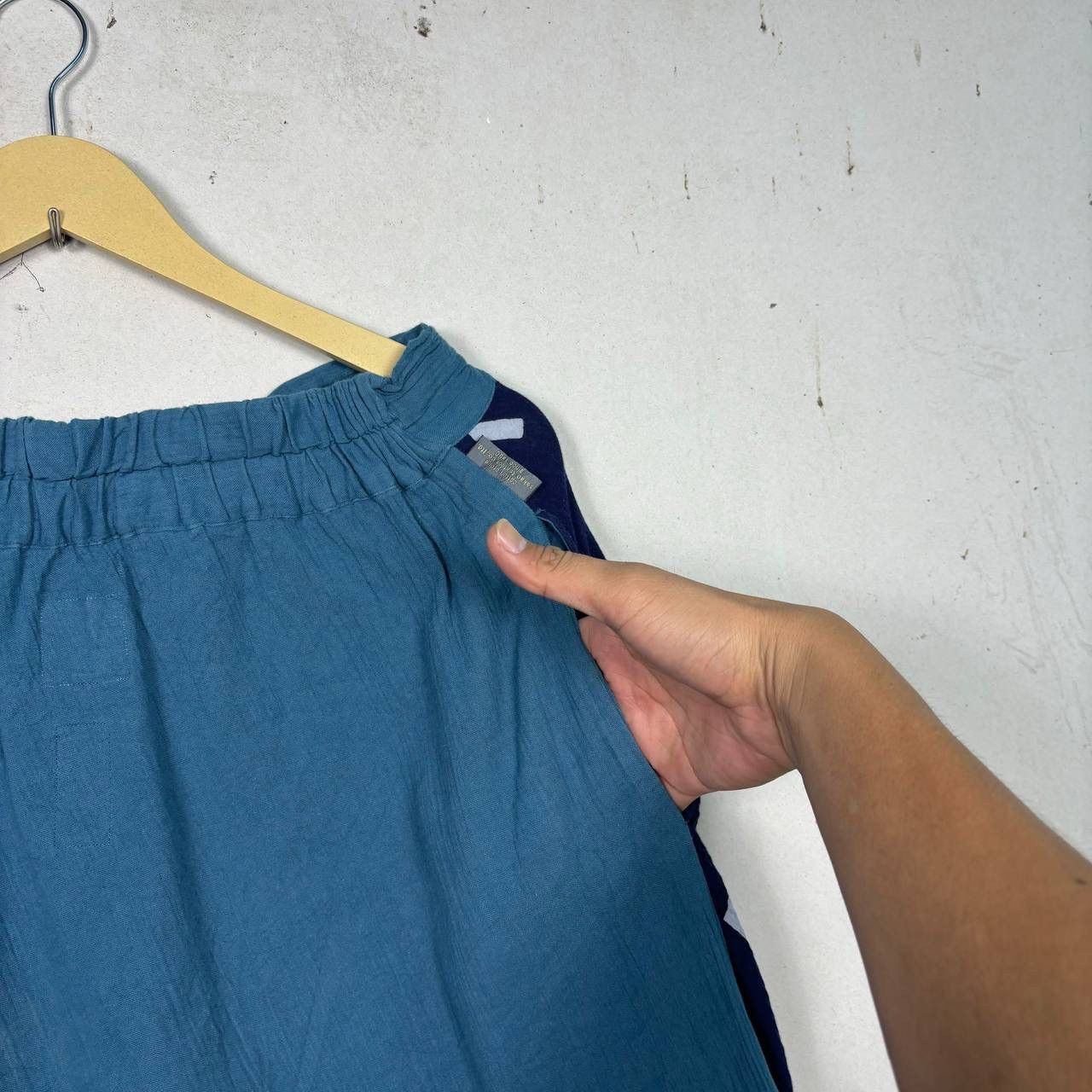 SOU SOU SOU SOU Kyoto Japan Fuji Harem Pants Blue Cotton Size M Size US 30 / EU 46 - 6 Thumbnail