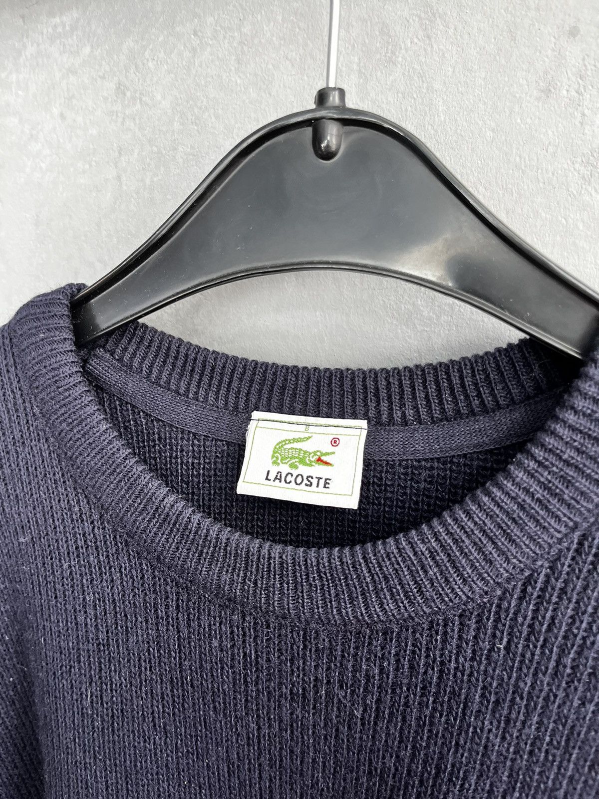 Lacoste × Vintage Lacoste oversize sweater vintage Size US XL / EU 56 / 4 - 2 Thumbnail