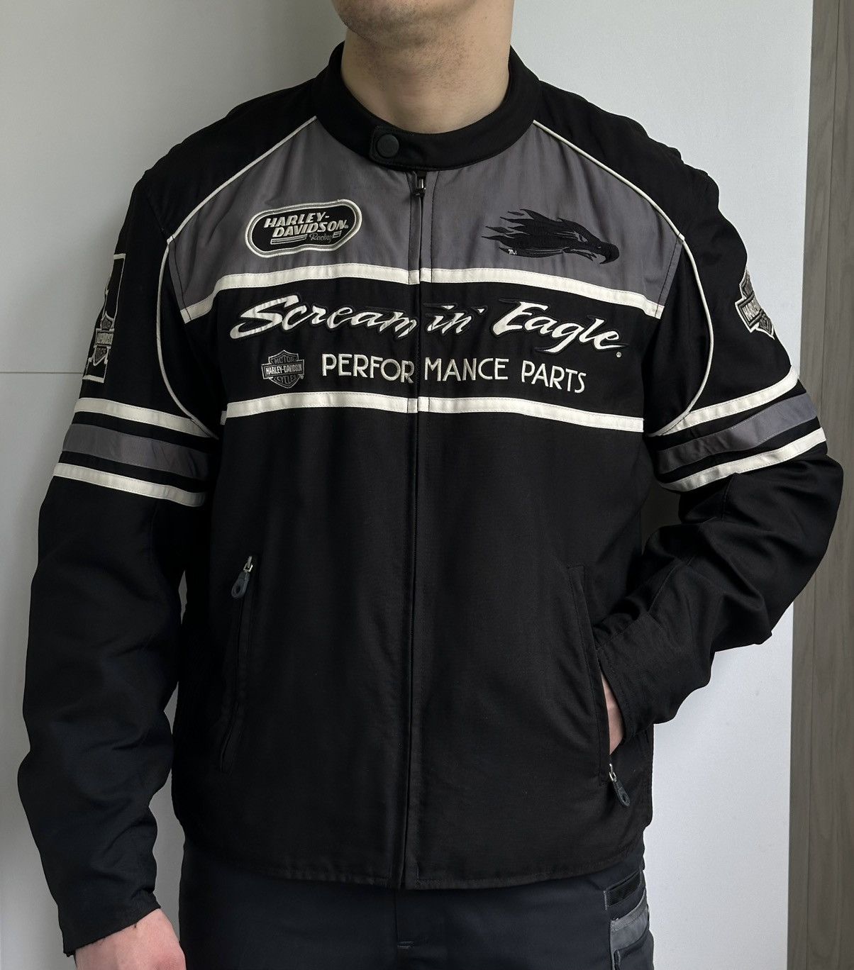 Harley Davidson Harley Davidson Racing Screamin Performance Jacket Size XL Size US XL / EU 56 / 4 - 2 Thumbnail