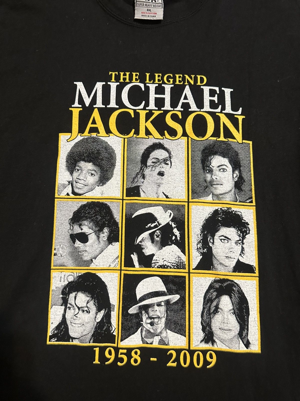 NCAA Vintage Michael Jackson “RIP” shirt 2009 size 4xl Size US XXL / EU 58 / 5 - 2 Thumbnail