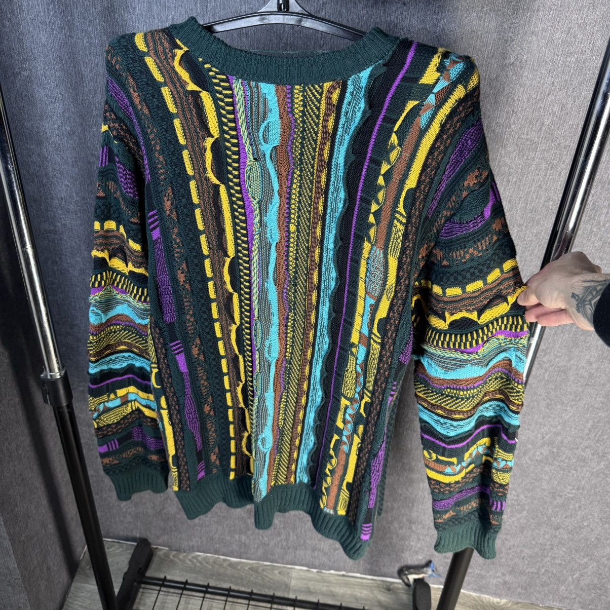 Coogi Vintage sweater coogi style 3D urban outfits knit tundra Size US L / EU 52-54 / 3 - 3 Thumbnail