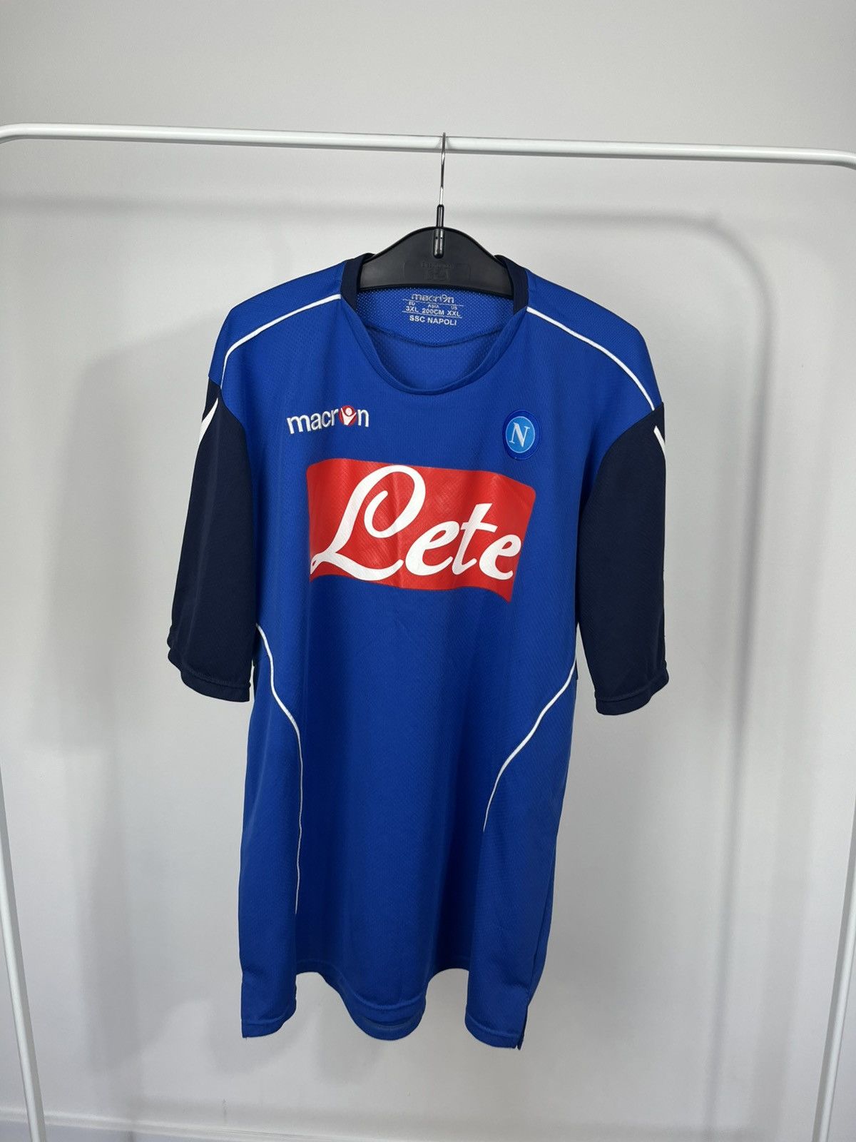 Macron Macron SSC Napoli Jersey Lete Sponsor Blue XXL Soccer Shirt Size US XXL / EU 58 / 5 - 2 Thumbnail