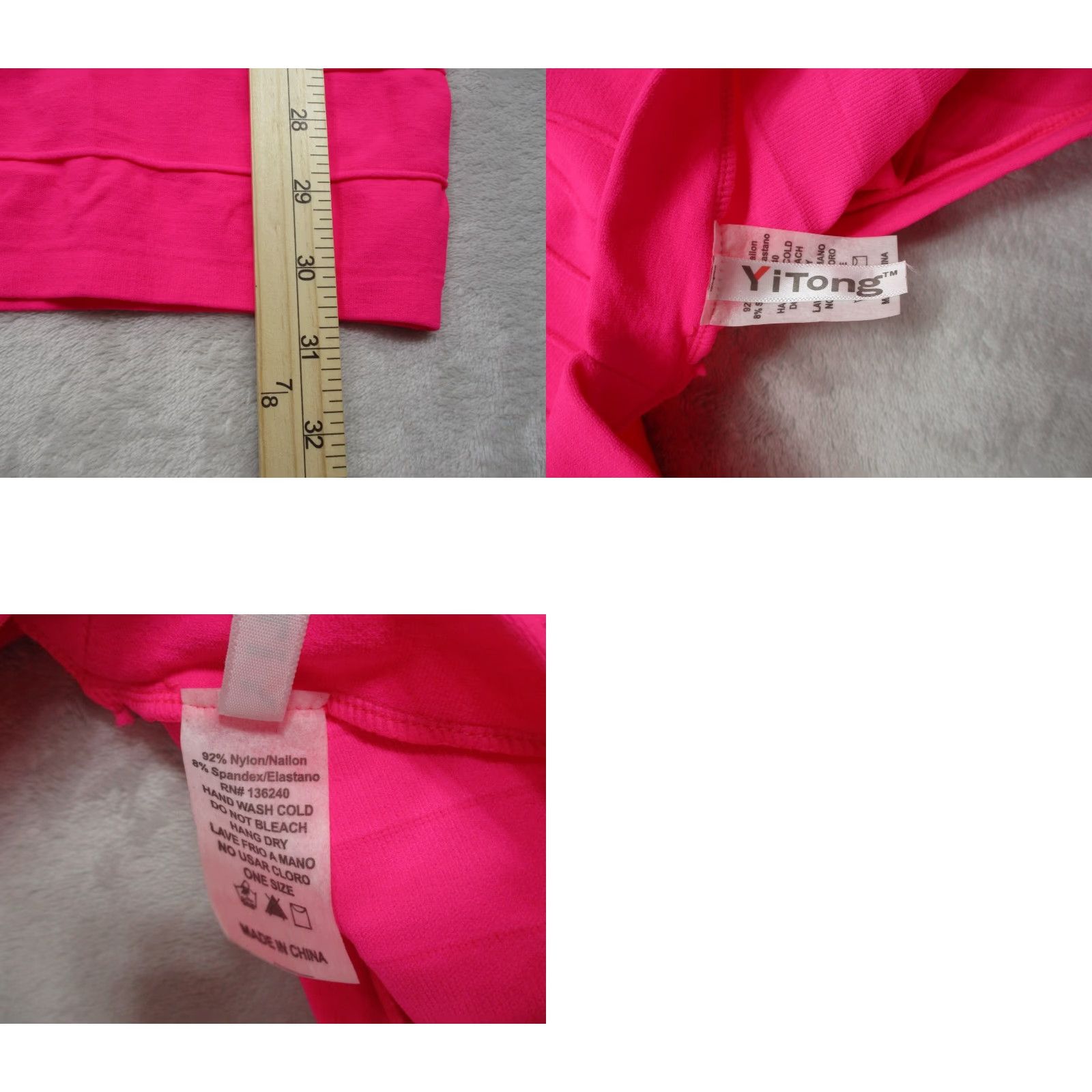 Vintage VINTAGE Sturgis 2012 Womens Body Dress Stretch Lightweight NWT One Size Hot Pink Size ONE SIZE - 8 Thumbnail
