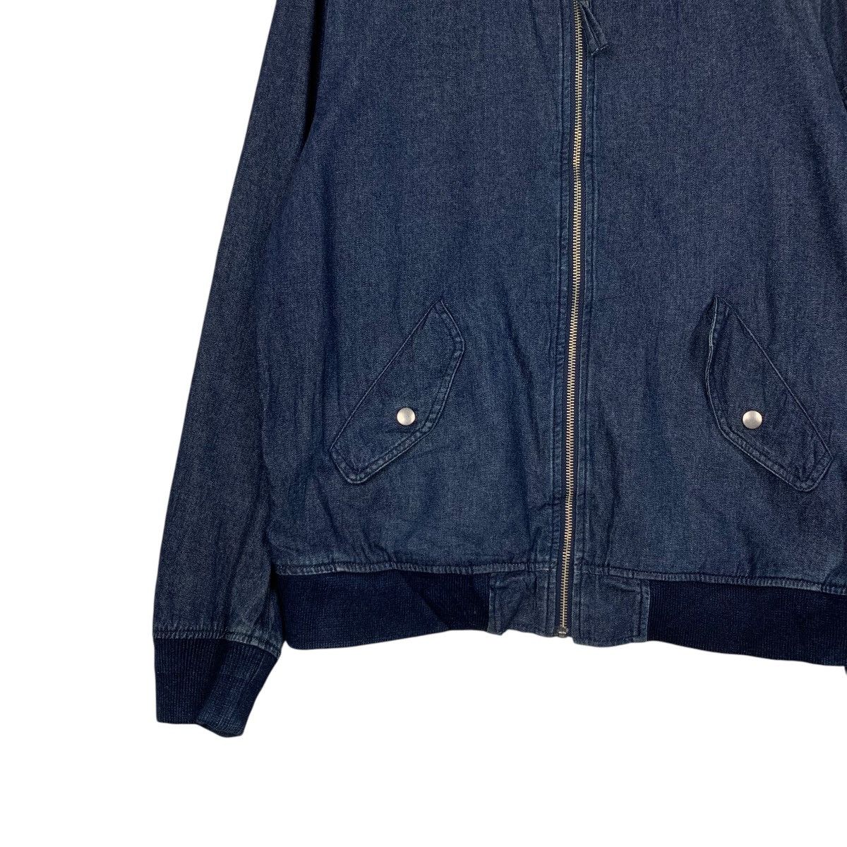 Japanese Brand BACK NUMBER Denim Bomber Jacket Jean Jacket #2192-C97 Size US L / EU 52-54 / 3 - 3 Thumbnail