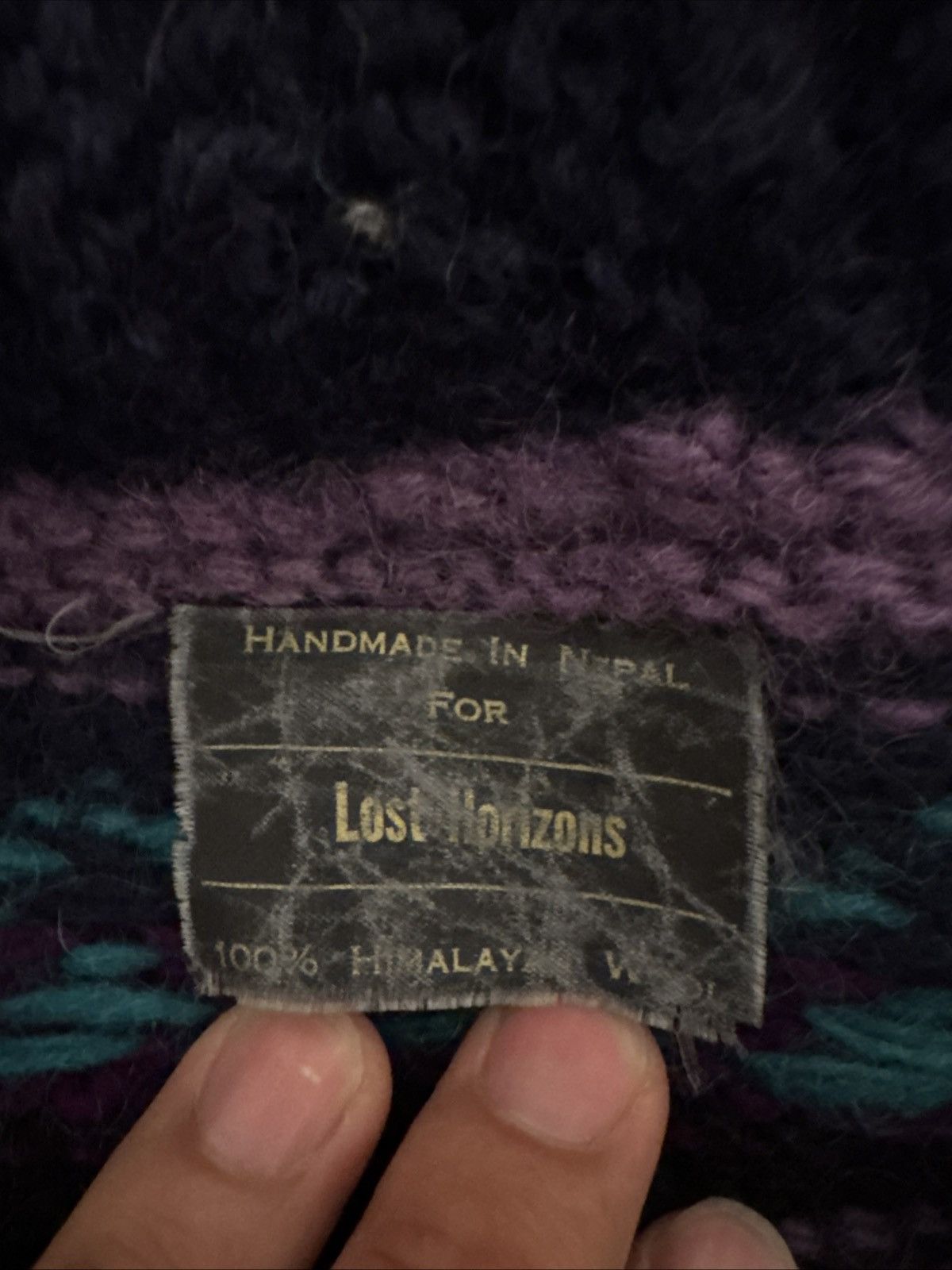 Other Vintage Handmade 100% Wool Sweater – Size L Size US L / EU 52-54 / 3 - 5 Thumbnail