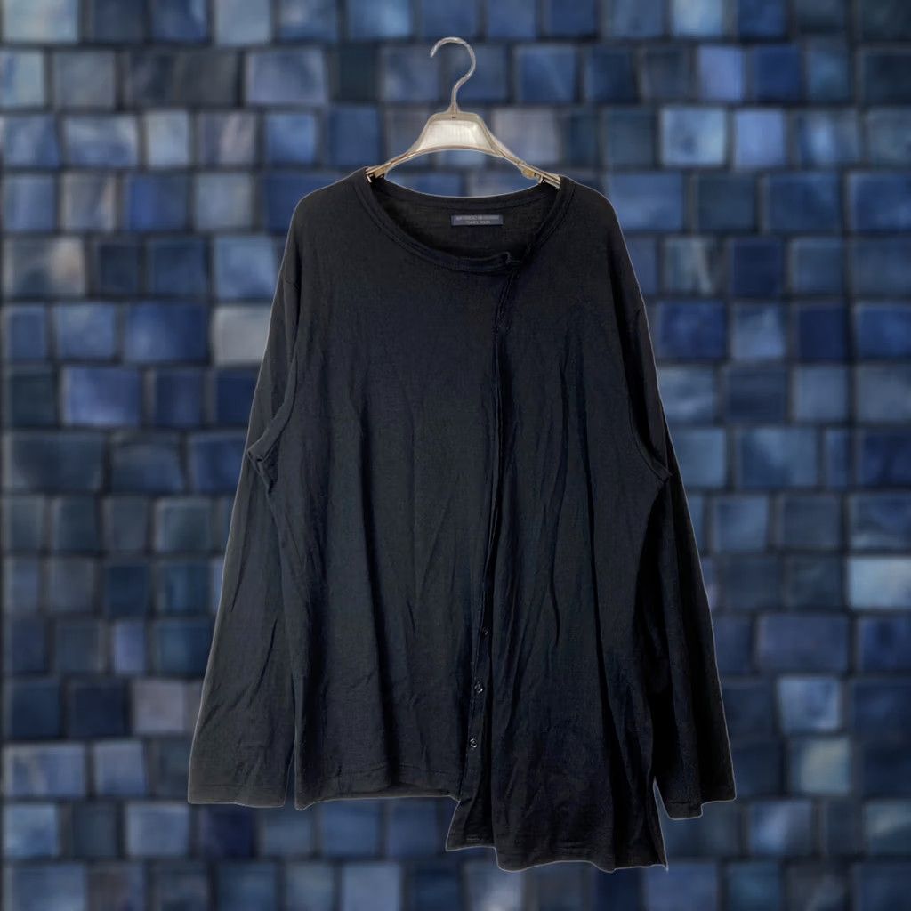 Yohji Yamamoto Yohji Yamamoto Sweater Pullover Wool Knit Black Size 3 Regular Mens Short Sleeve NOT Short Sleeve? Size US S / EU 44-46 / 1 - 1 Thumbnail