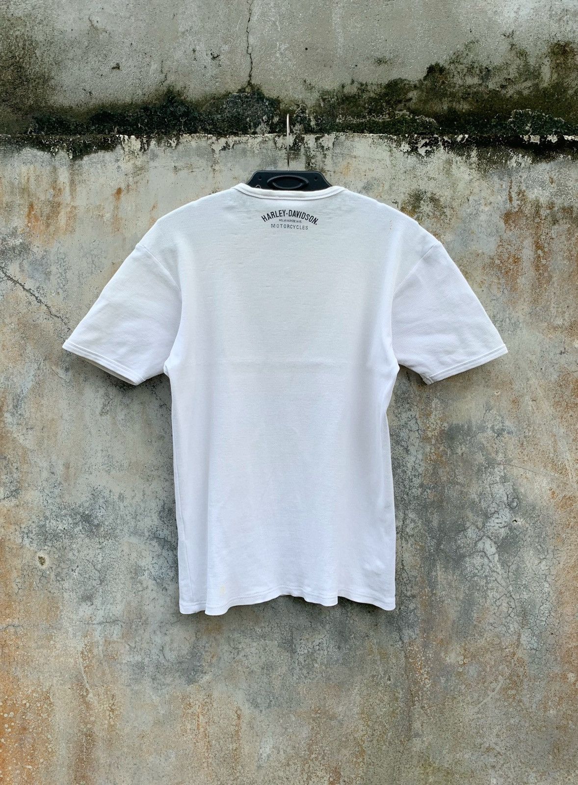 Harley Davidson × Vintage Vintage Harley Davidson V Neck Tee Size L / US 10 / IT 46 - 2 Thumbnail