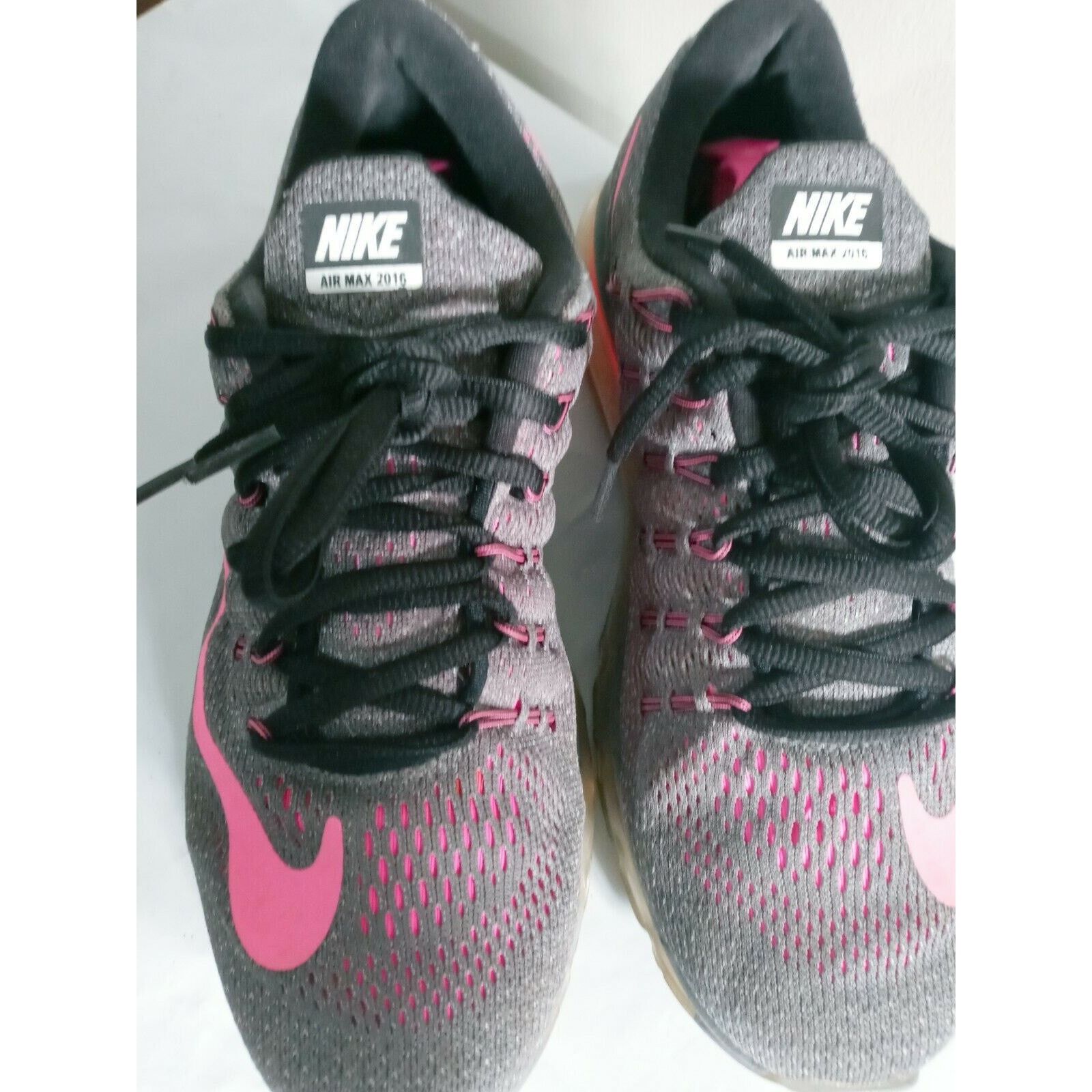 Nike Nike Air Max 2016 Black Pink Running Shoes Women's 7.5 Size US 7.5 / IT 37.5 - 3 Thumbnail