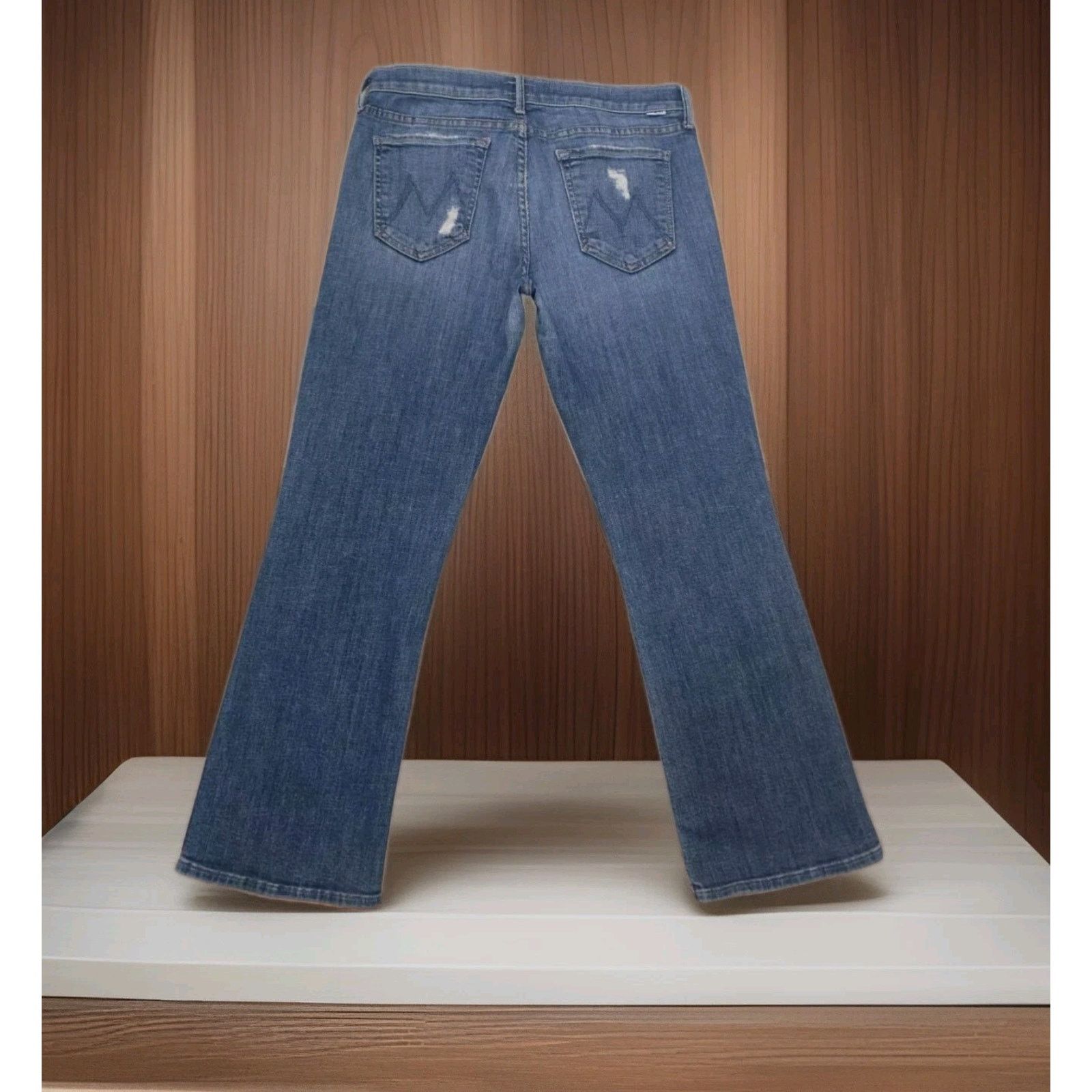 MOTHER Mother the Outsider Crop Jeans Crazy Like a Fox Wash Size 29 Size 29" - 6 Thumbnail