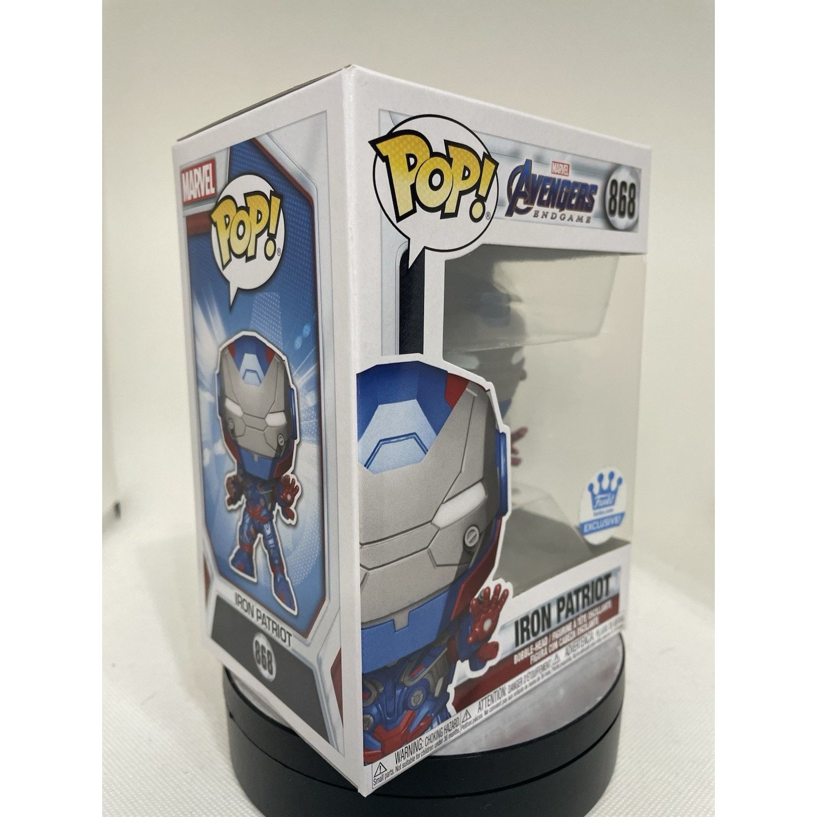 Marvel Comics Funko Pop Iron Patriot (Metallic) - Funko (Exclusive) #868 Size ONE SIZE - 8 Thumbnail
