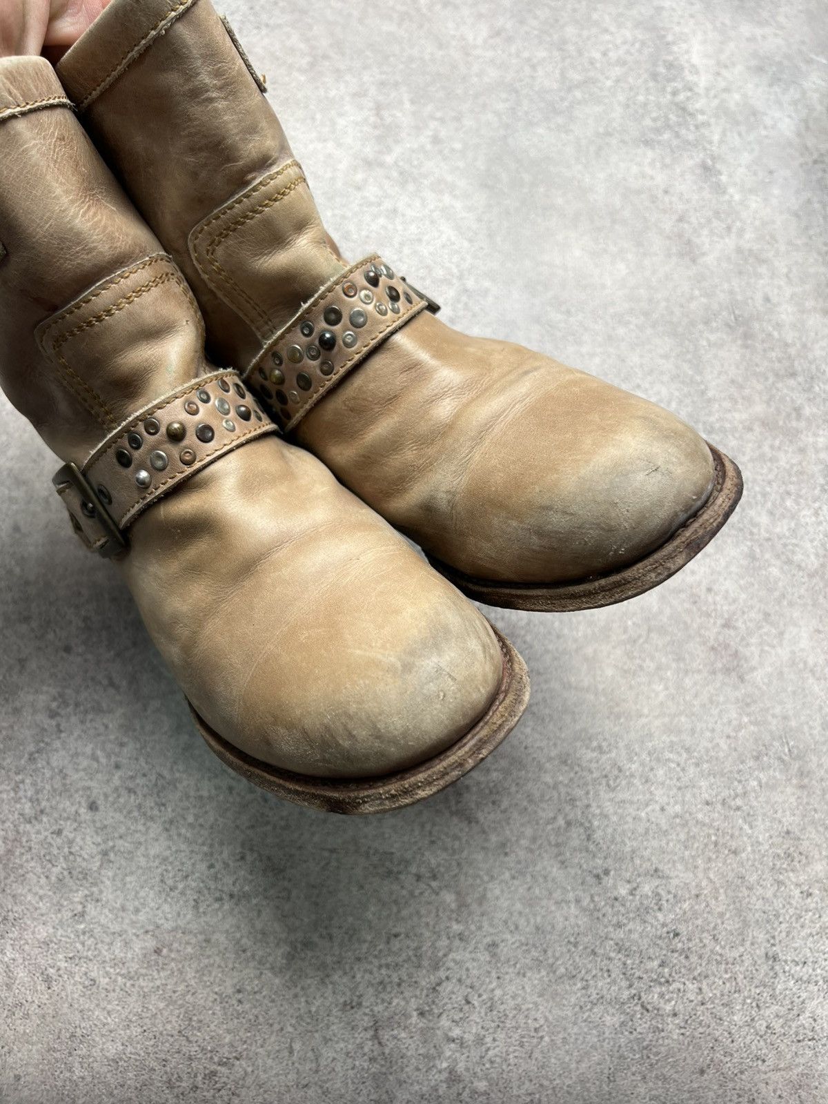 Sendra Sendra studded leather punk biker boots Size US 8 / IT 38 - 6 Thumbnail