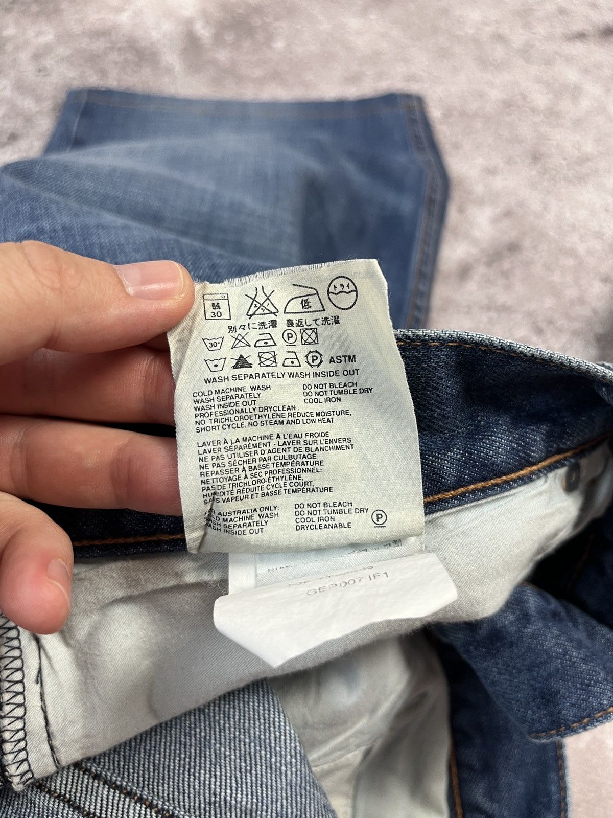 Prada Vintage🔥Prada Distressed Denim Shorts Size US 34 / EU 50 - 15 Thumbnail