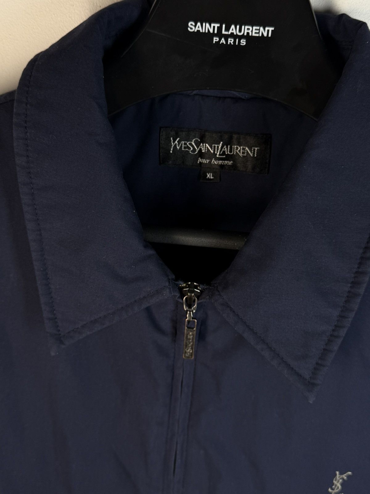 Yves Saint Laurent Warm YSL Jacket Quilted YSL Bomber Size US XL / EU 56 / 4 - 14 Thumbnail