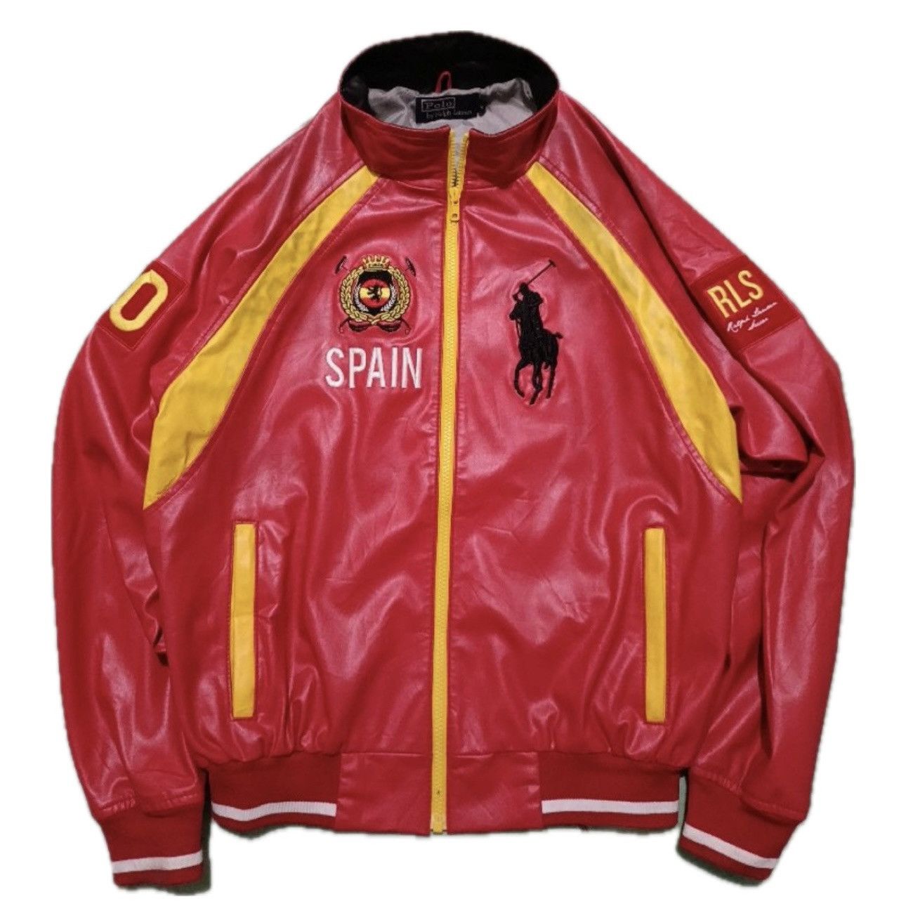 Polo Ralph Lauren ✨RARE✨ Polo Ralph Lauren Soccer Leather Jacket Size US M / EU 48-50 / 2 - 1 Thumbnail